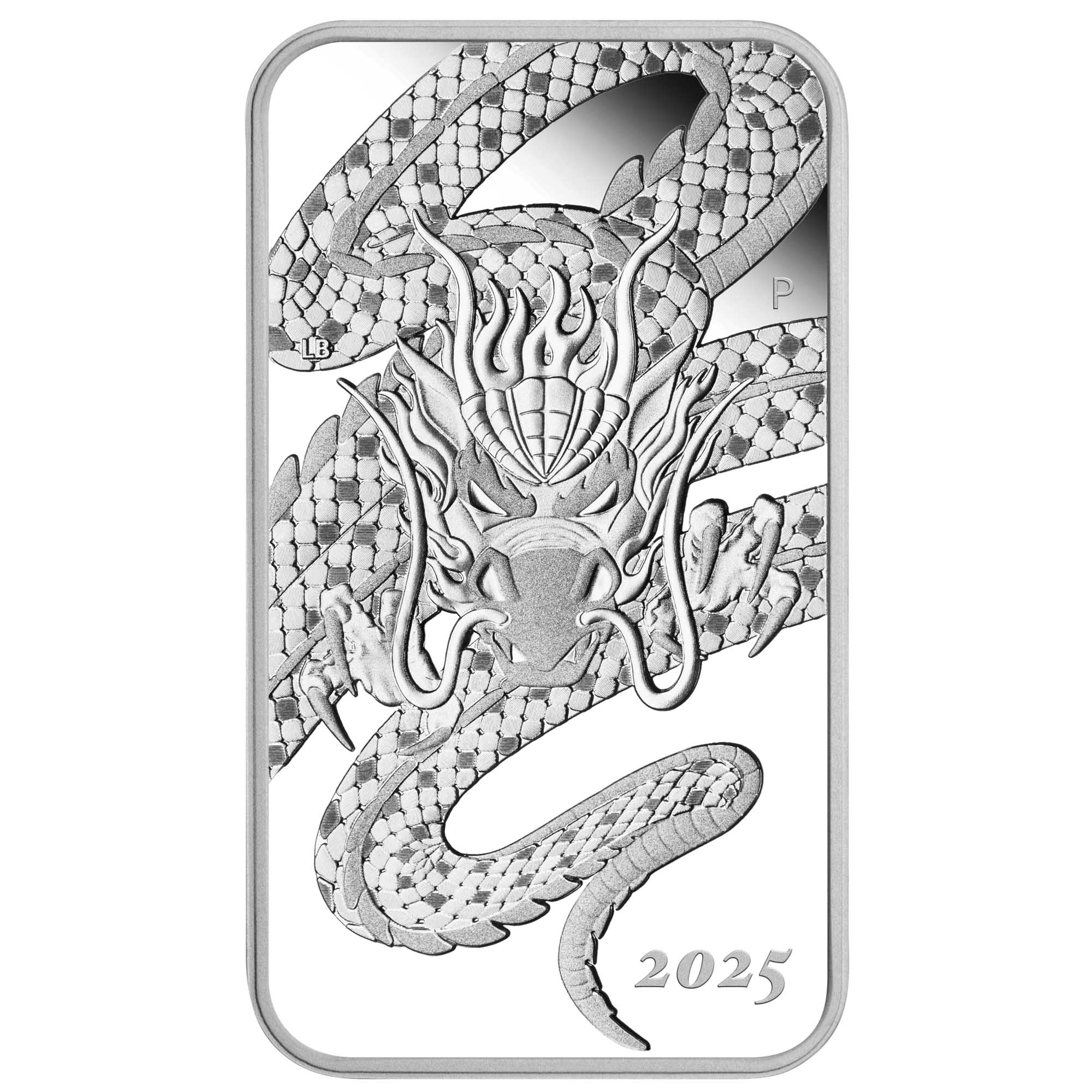 Dragon 2025 1oz Silver Proof Rectangular Coin - Image 2
