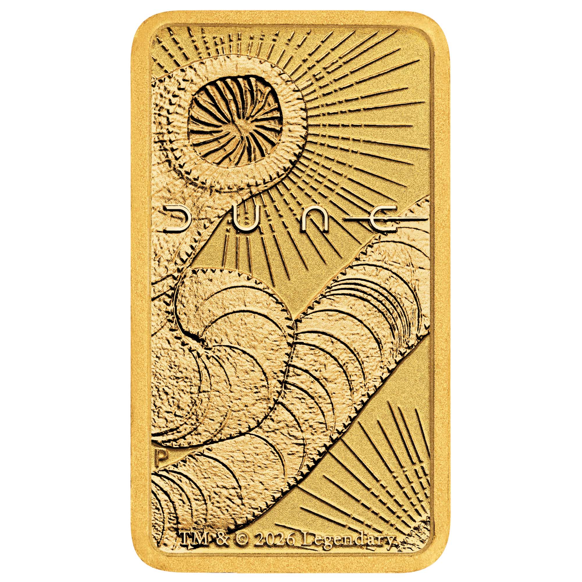 DUNE 1g Gold Minted Bar