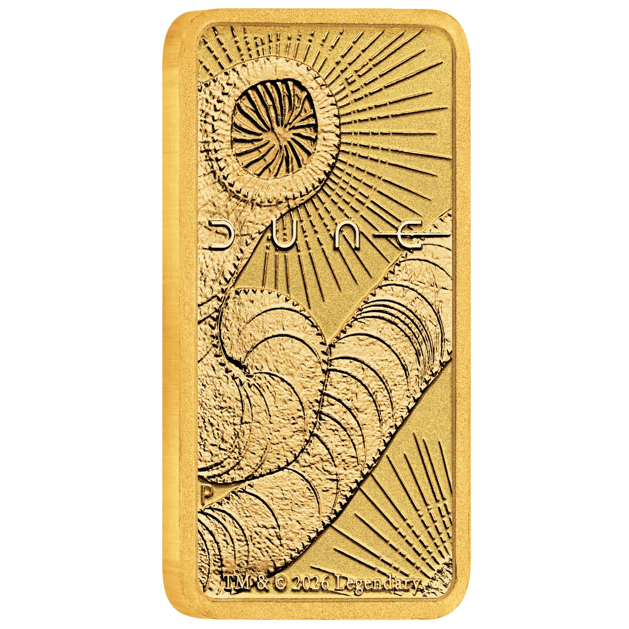 DUNE 1g Gold Minted Bar - Image 2