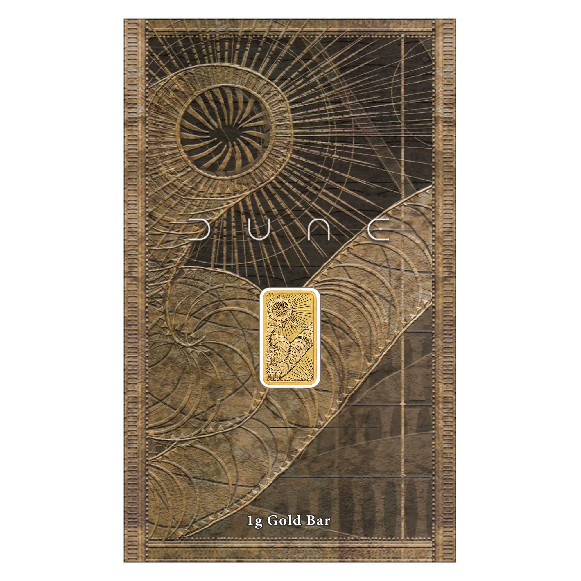 DUNE 1g Gold Minted Bar - Image 4