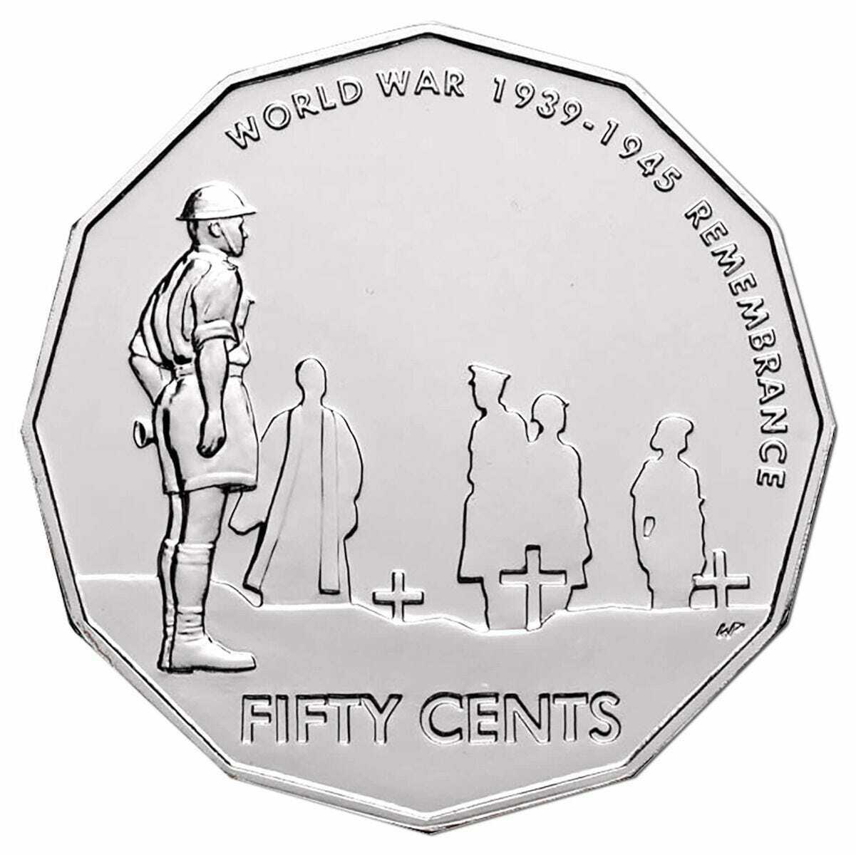 End of WWII 60th Anniversary 2005 50c in Card - Image 3