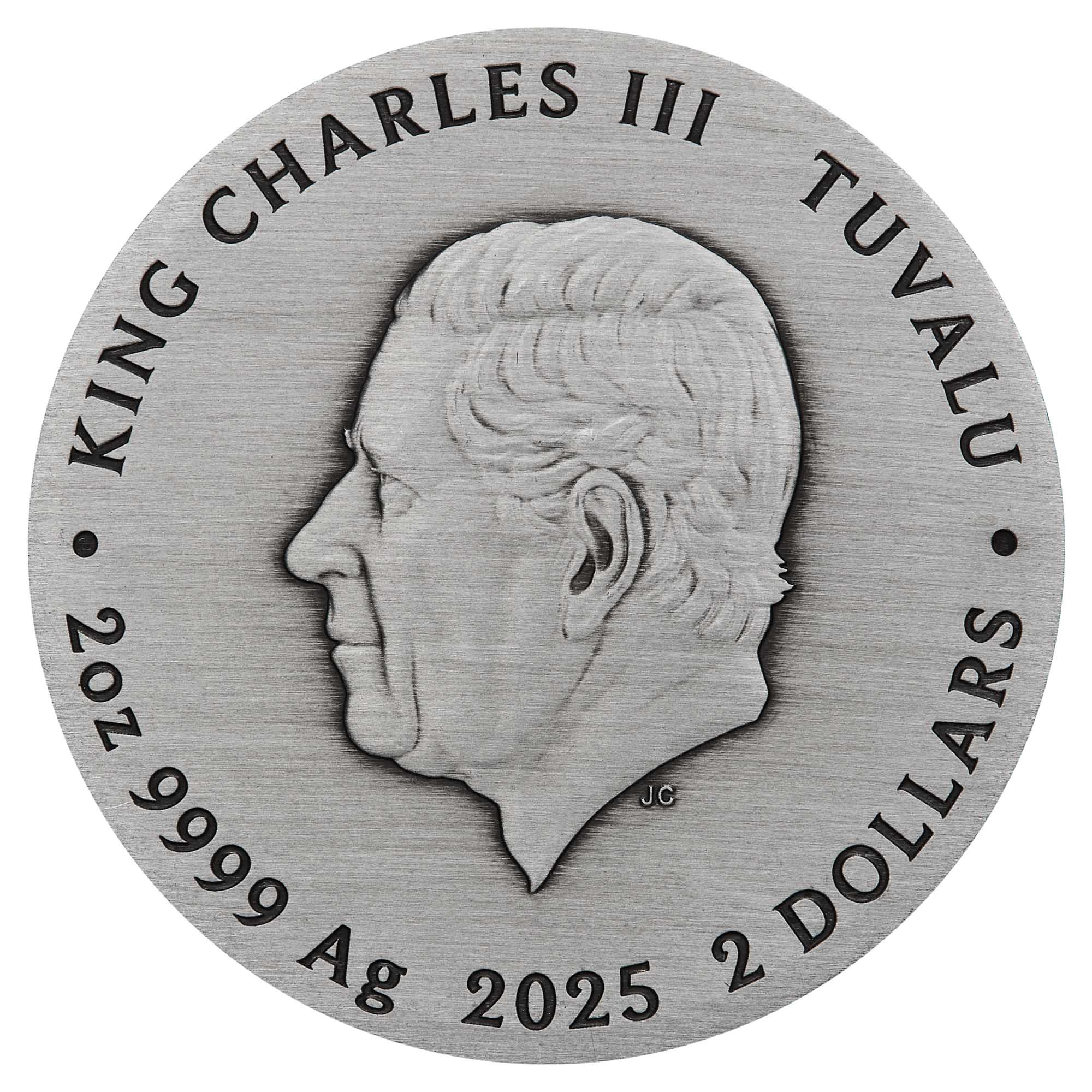 Fate - The Moirai 2025 2oz Silver Antiqued High Relief Coin - Image 2
