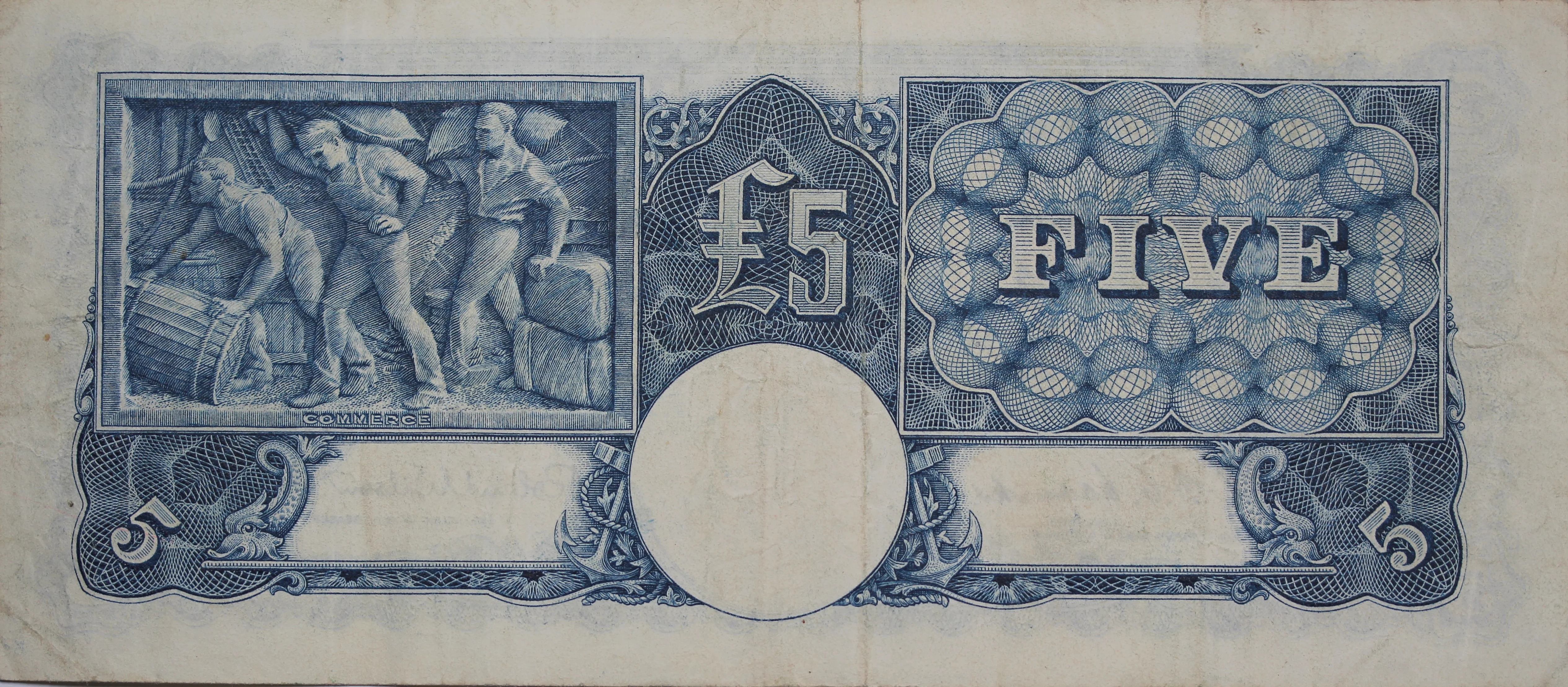 Five Pounds 1952 Coombs/Wilson VF - Image 2