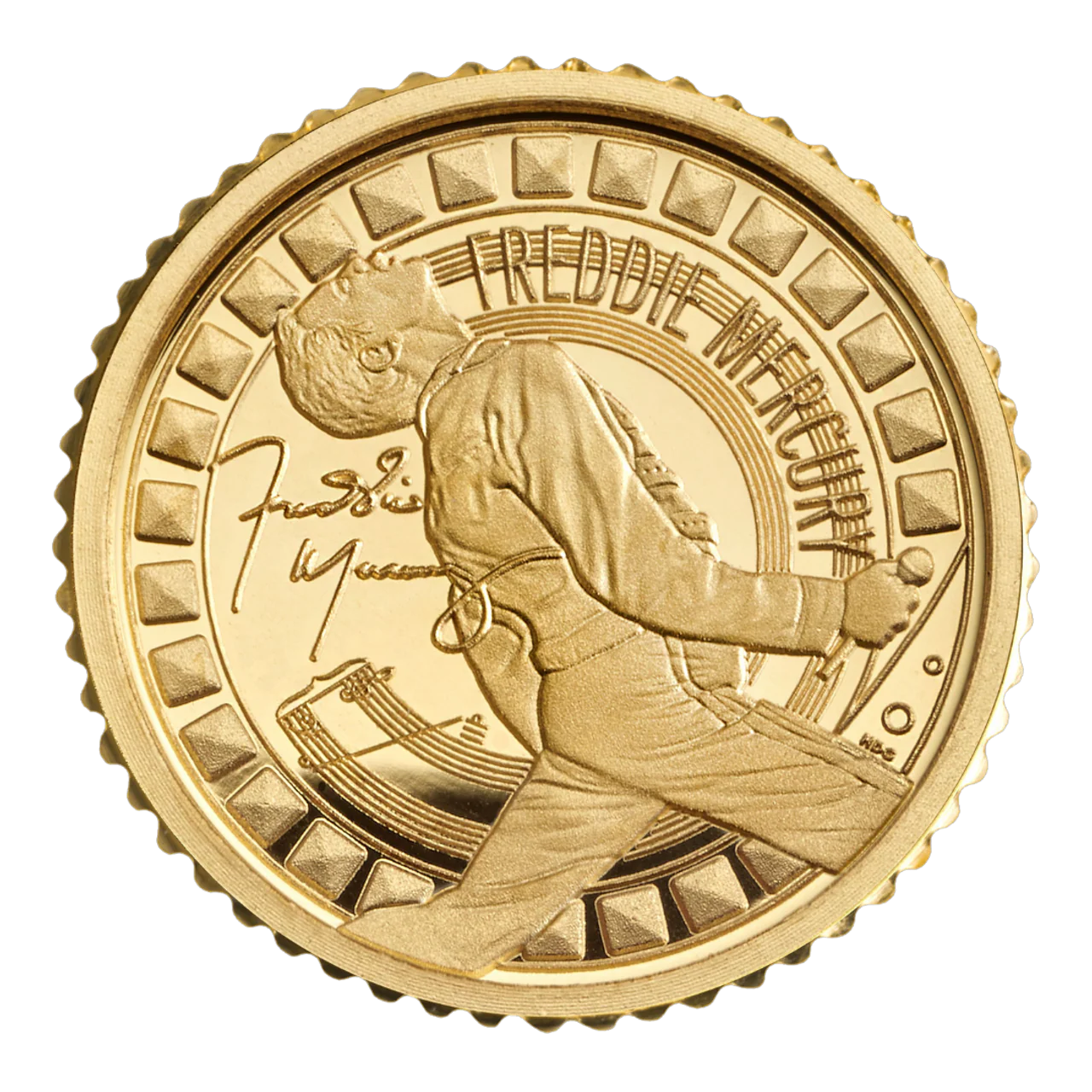 Freddie Mercury 2025 1/40oz Gold Proof Coin