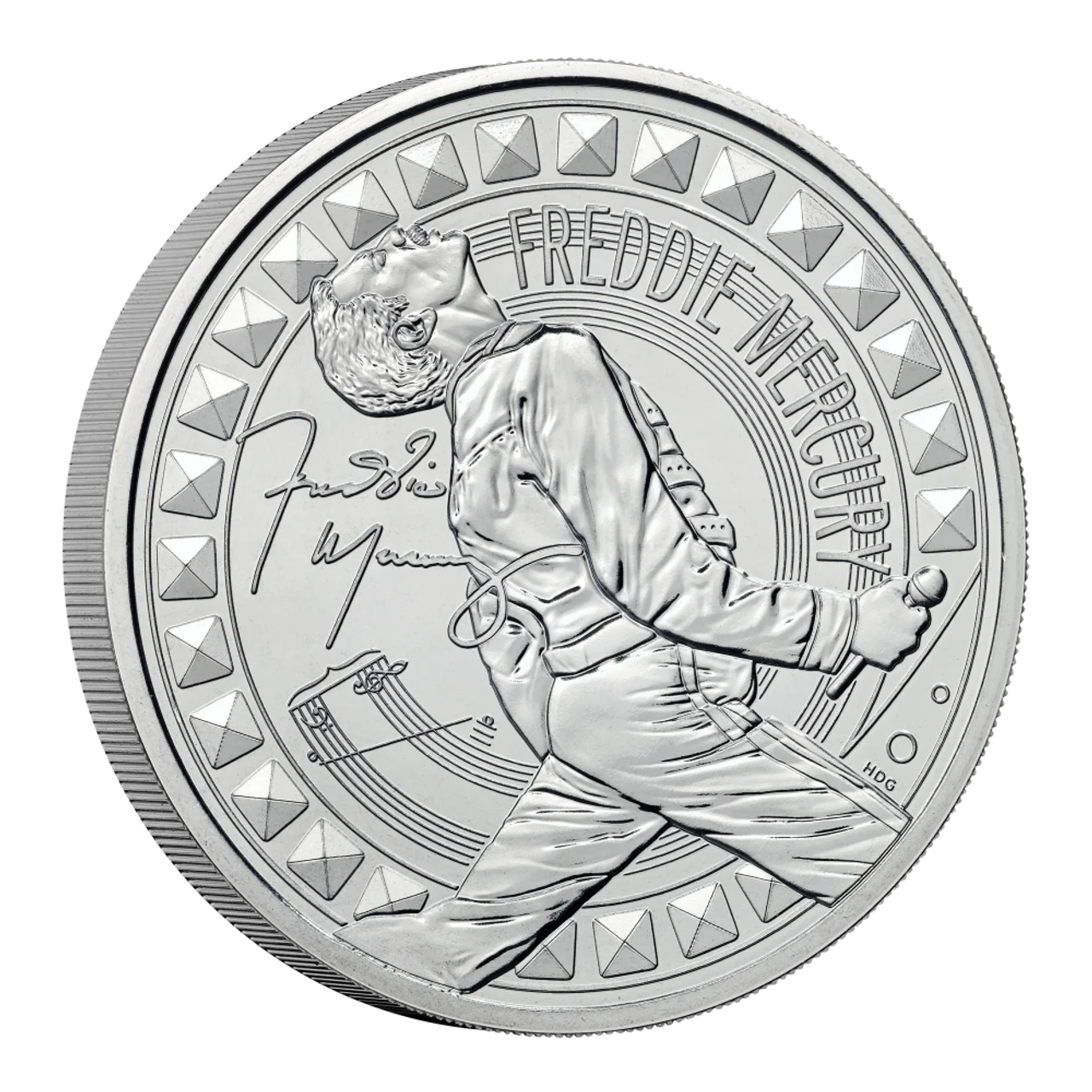 Freddie Mercury 2025 £5 Brilliant Uncirculated Coin - Image 2