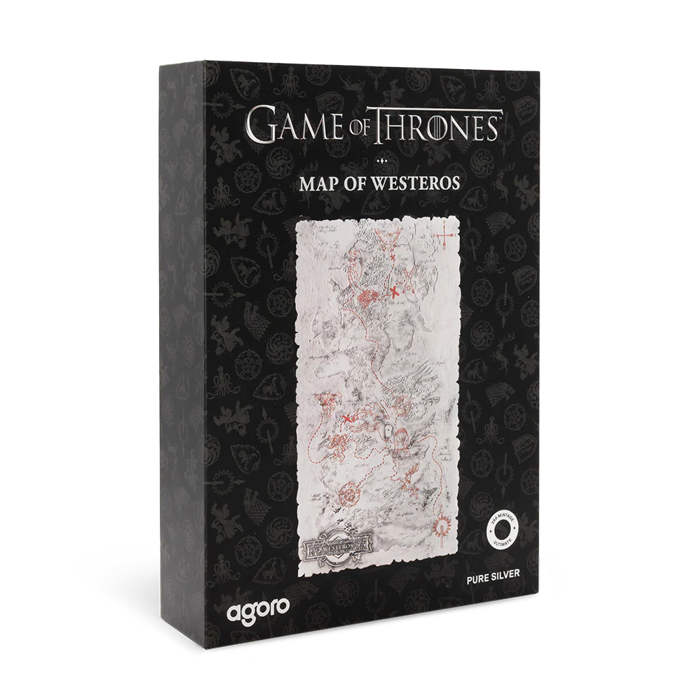 Game of Thrones™ - Map of Westeros 5oz Silver Collectible Coin - Image 4