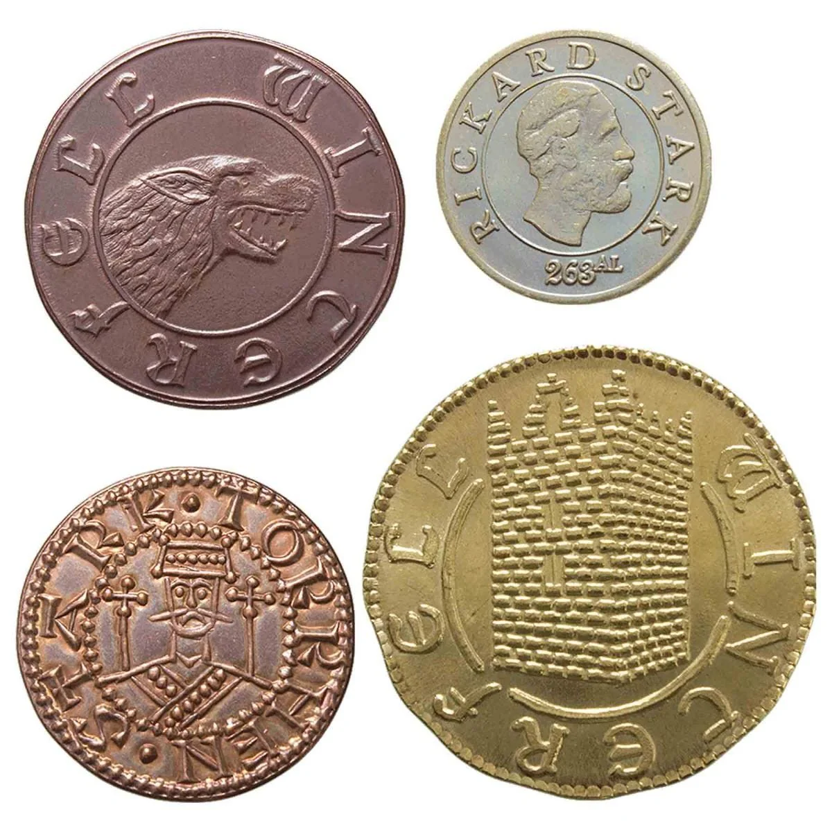 Game of Thrones House Stark 4-coin set - Image 2