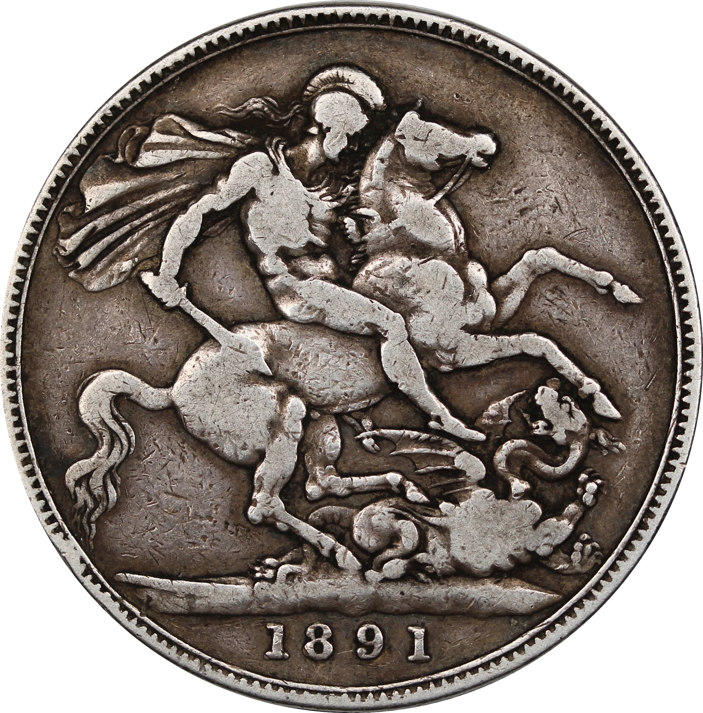 GB 1891 Crown Fine