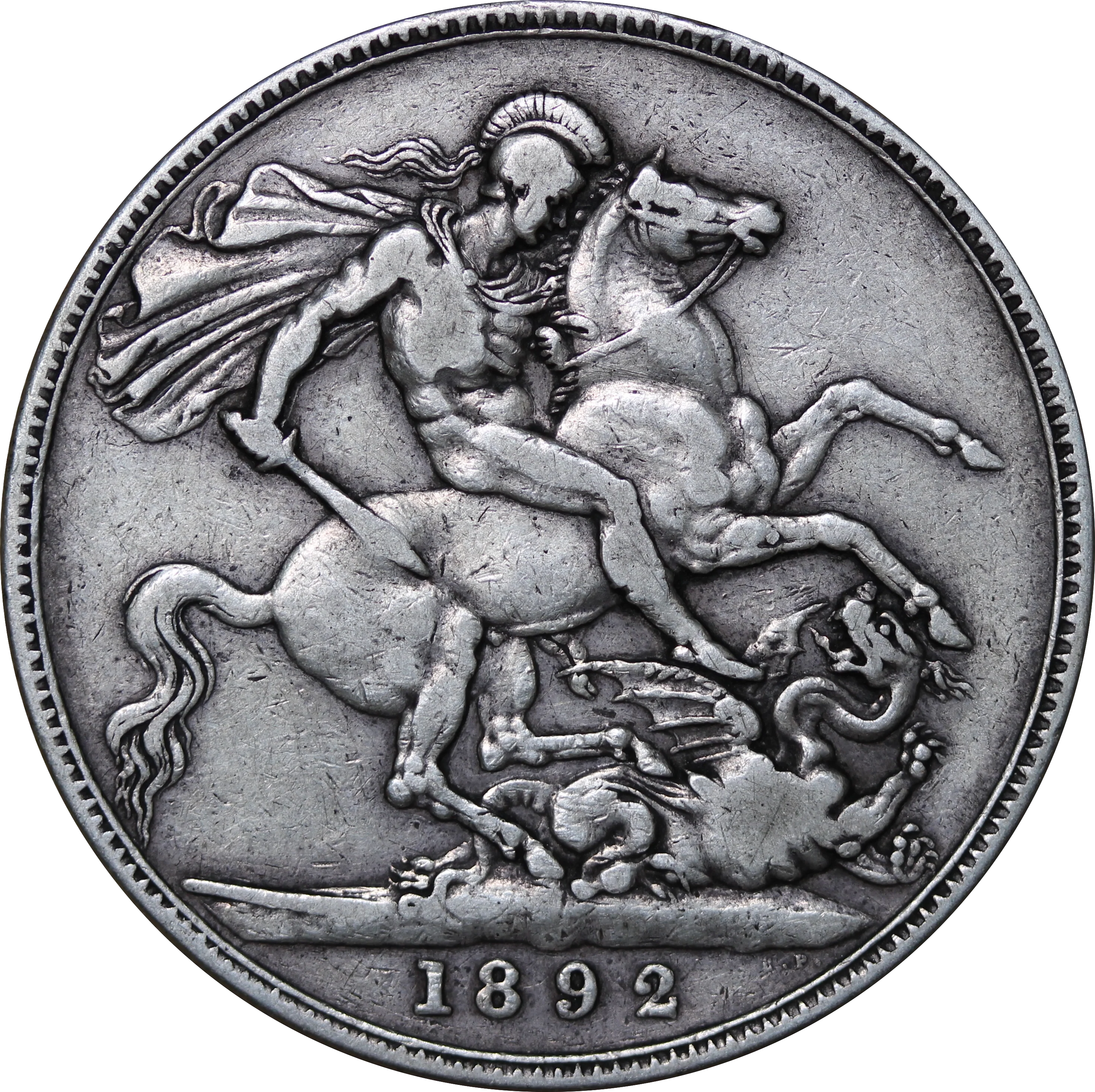 GB 1892 Silver Crown Coin Fine