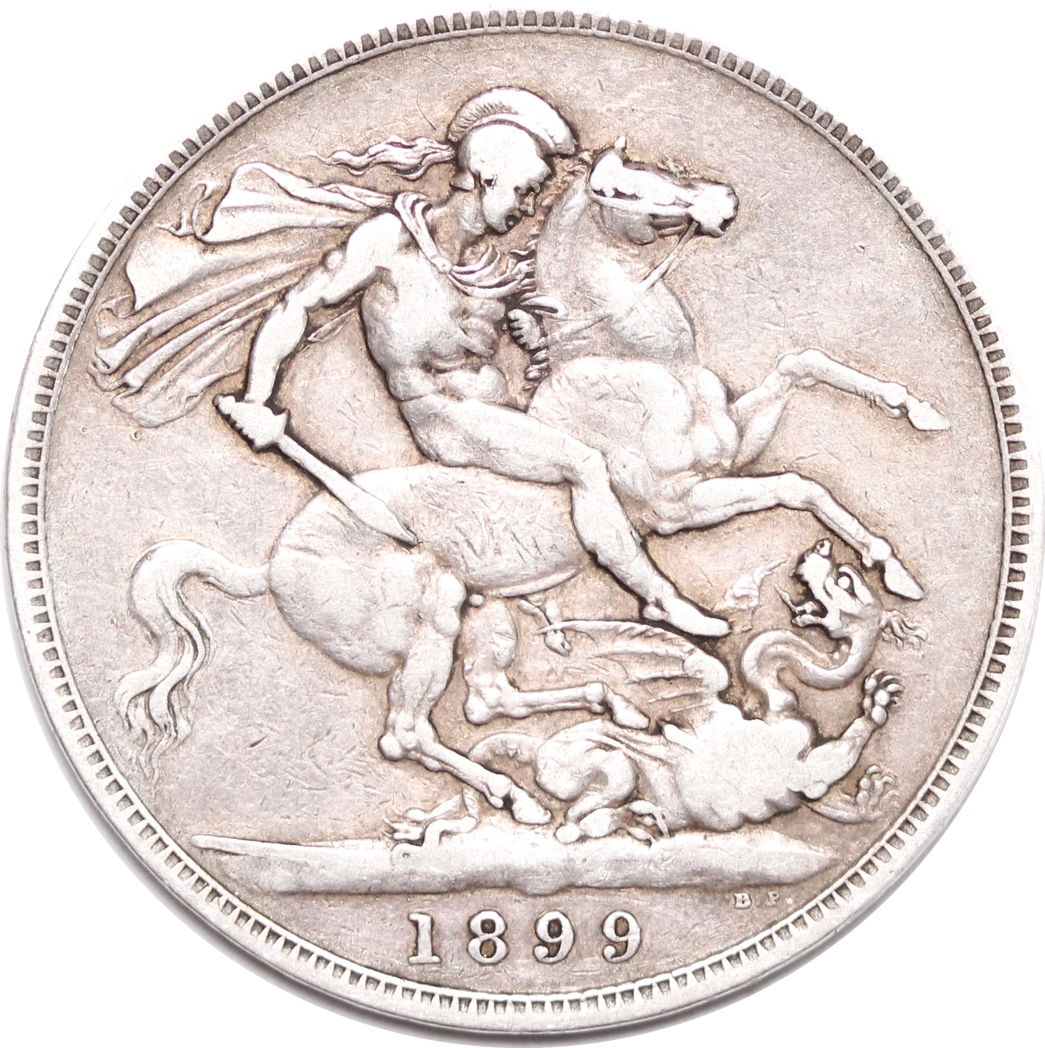 GB 1899 Silver Crown Coin Fine