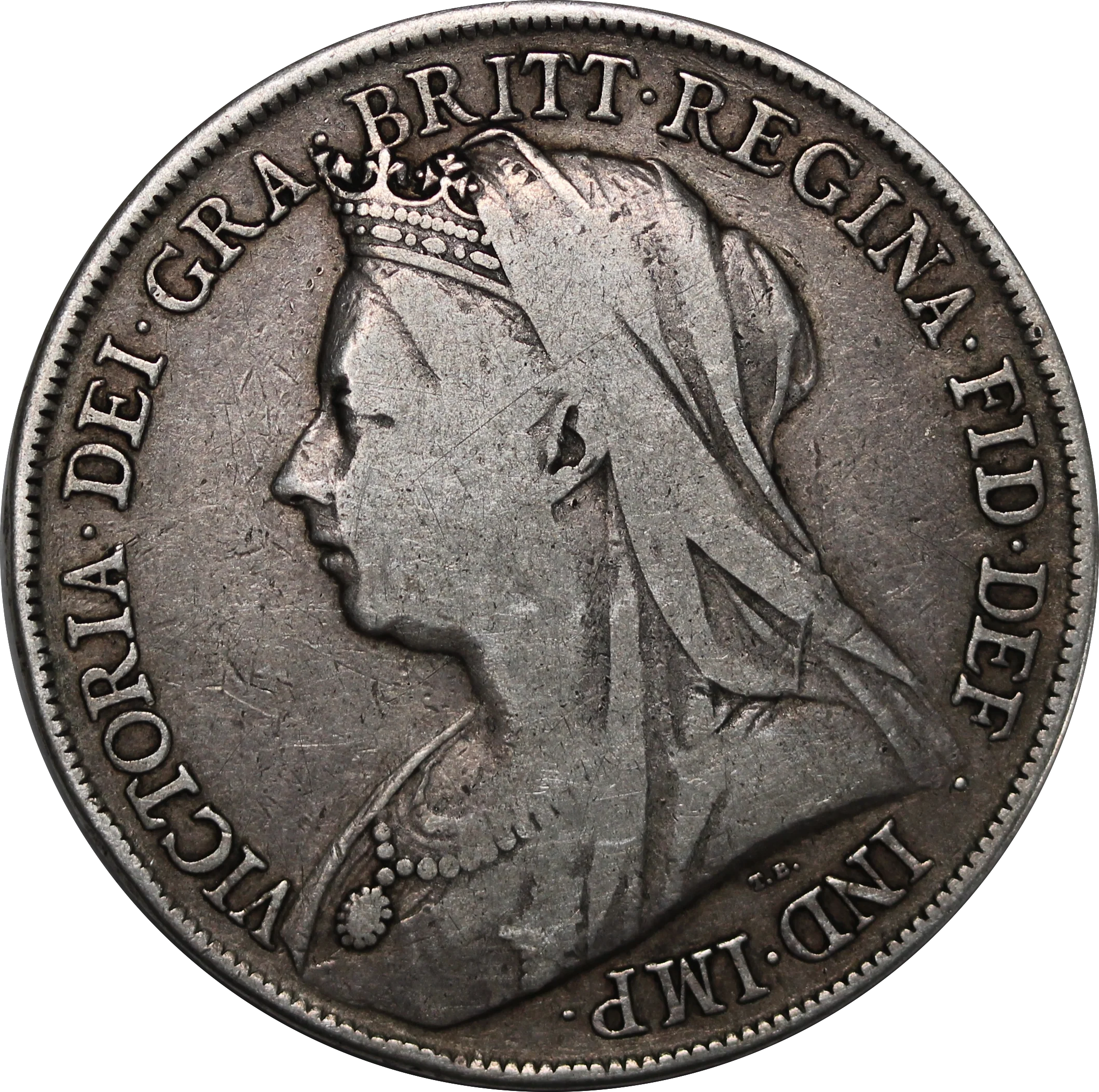 GB 1899 Silver Crown Coin Fine - Image 2