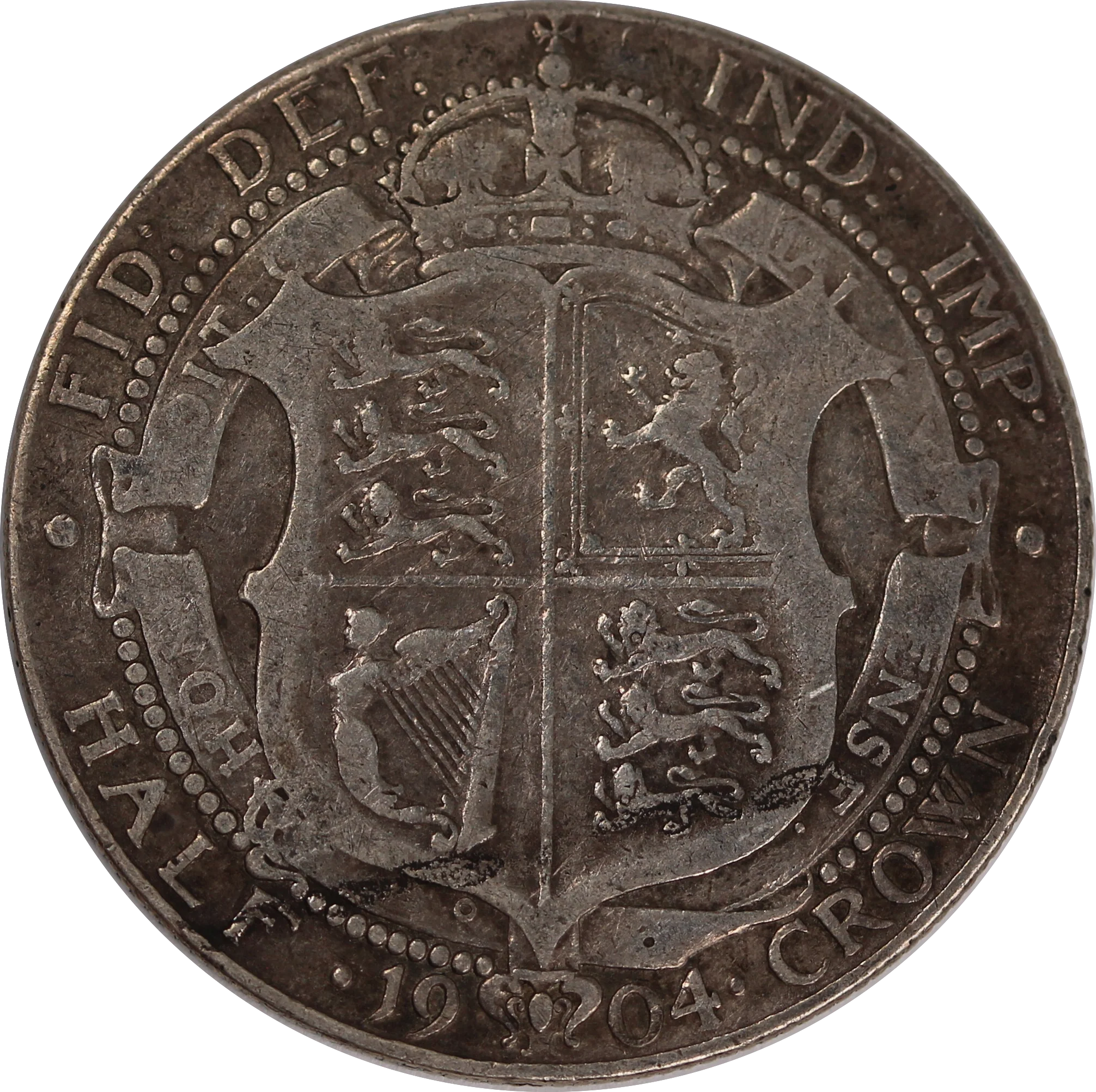 GB 1904 Half Crown VG