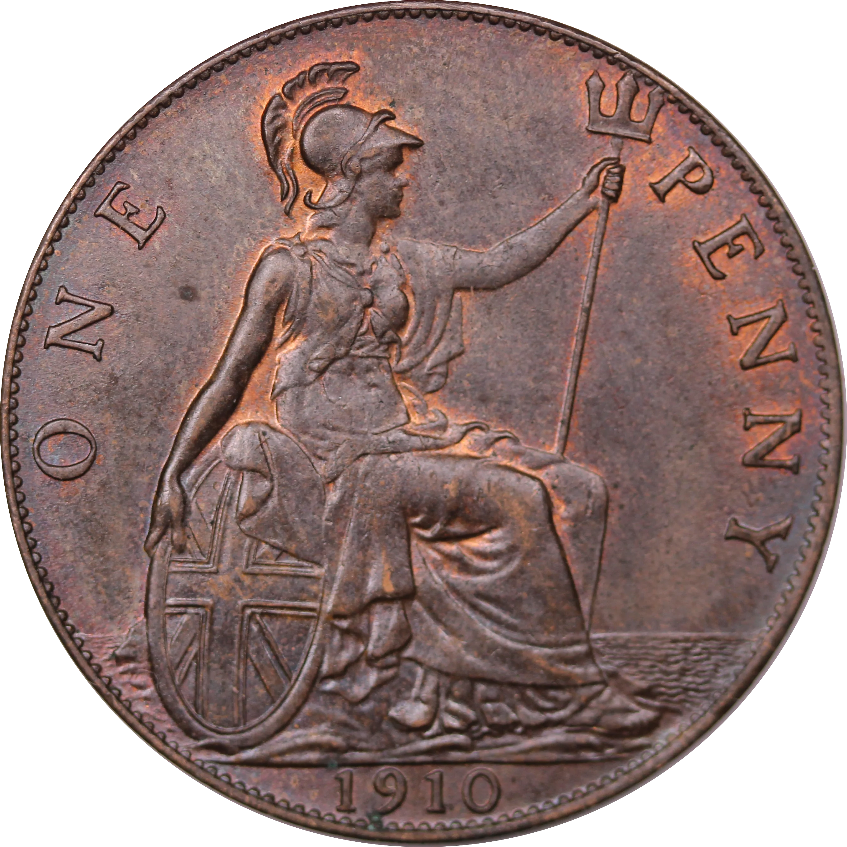 GB 1910 Penny UNC