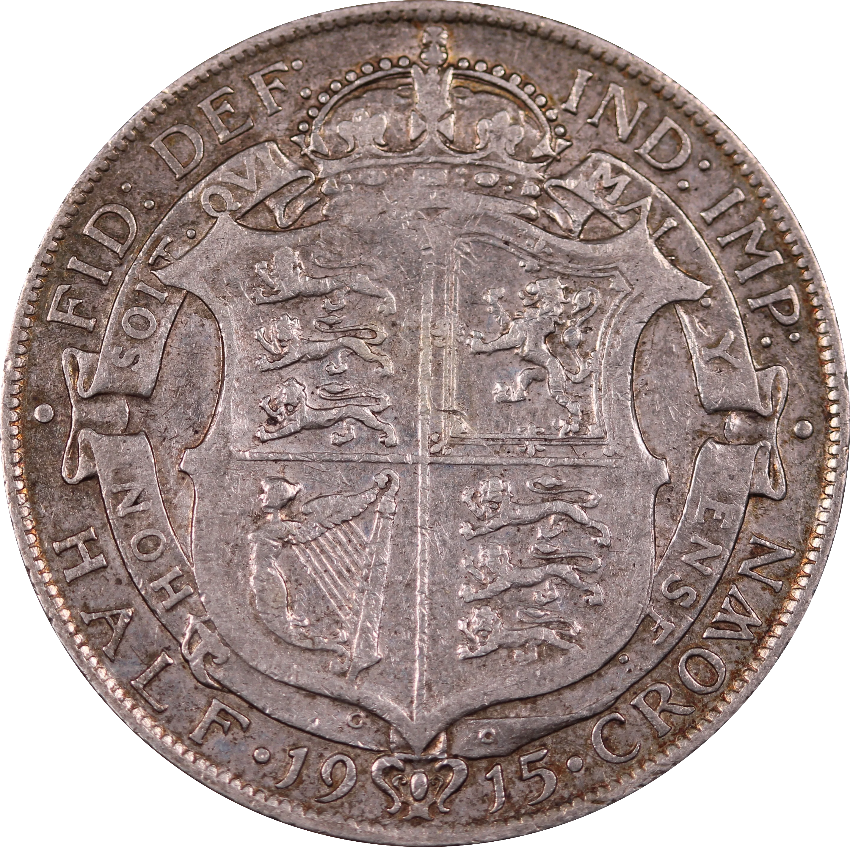 GB 1915 Half Crown Circulated