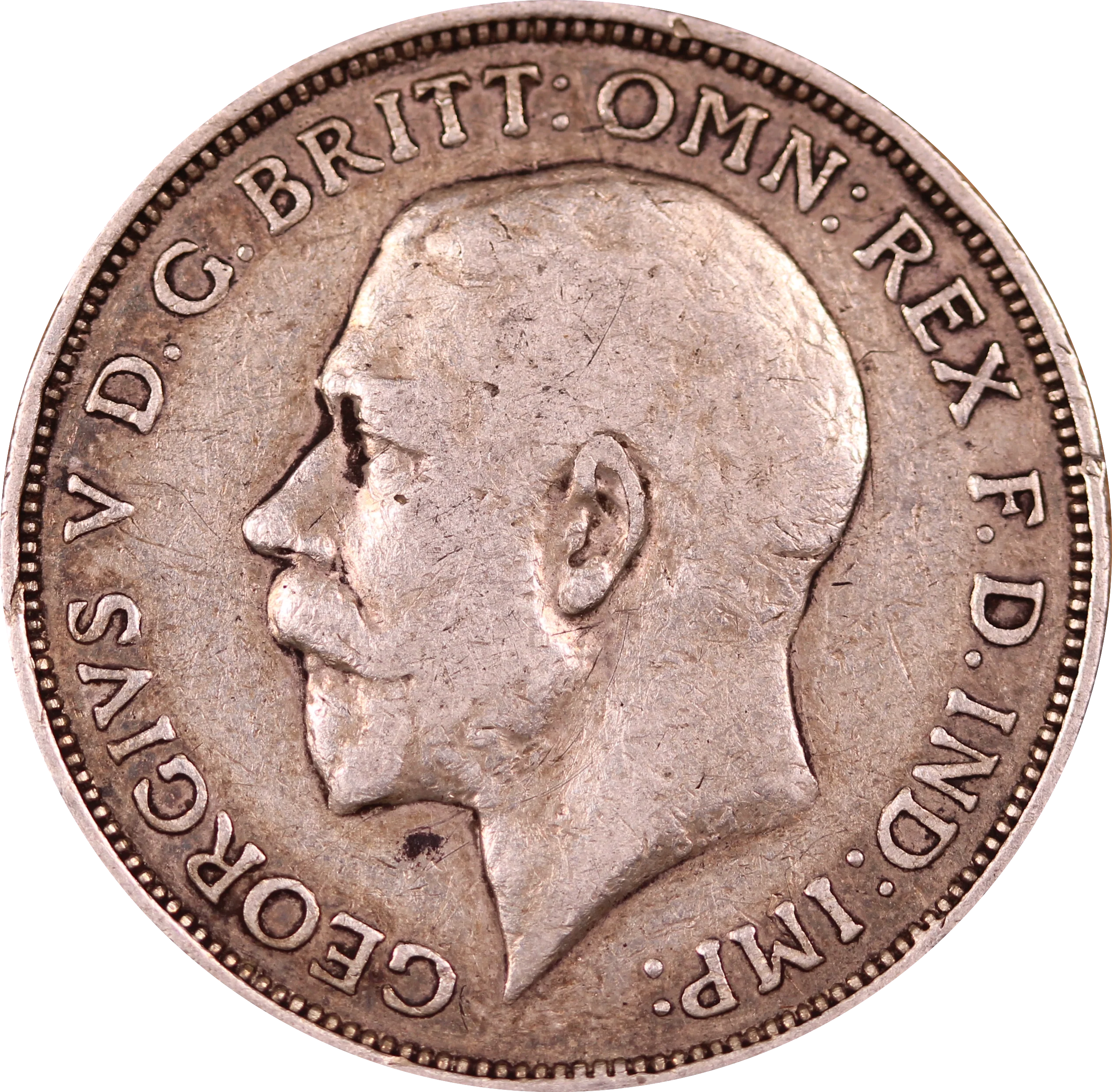GB 1916 Florin Circulated - Image 2