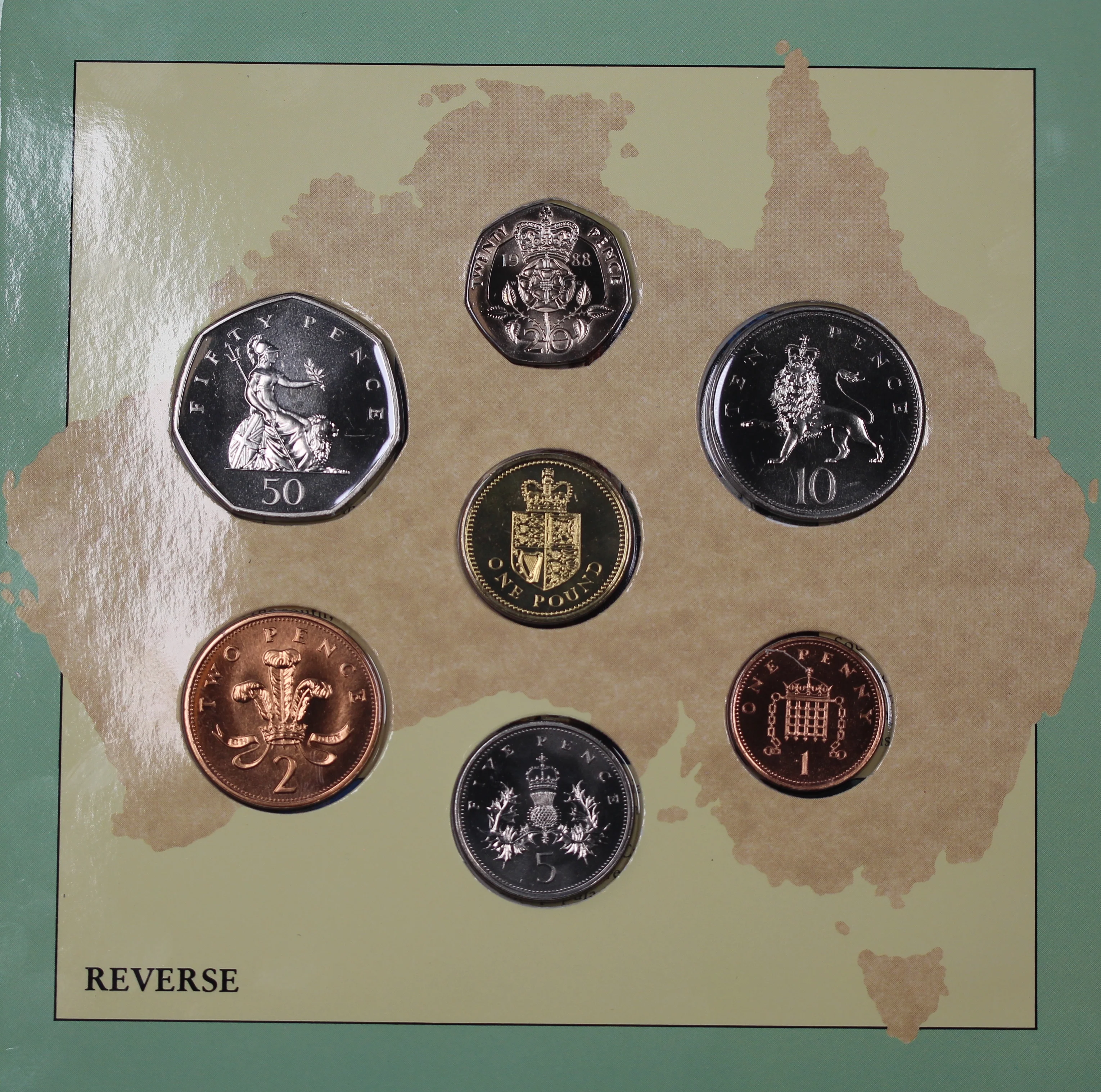 GB 1988 Brilliant Uncirculated Coin Set - Image 2