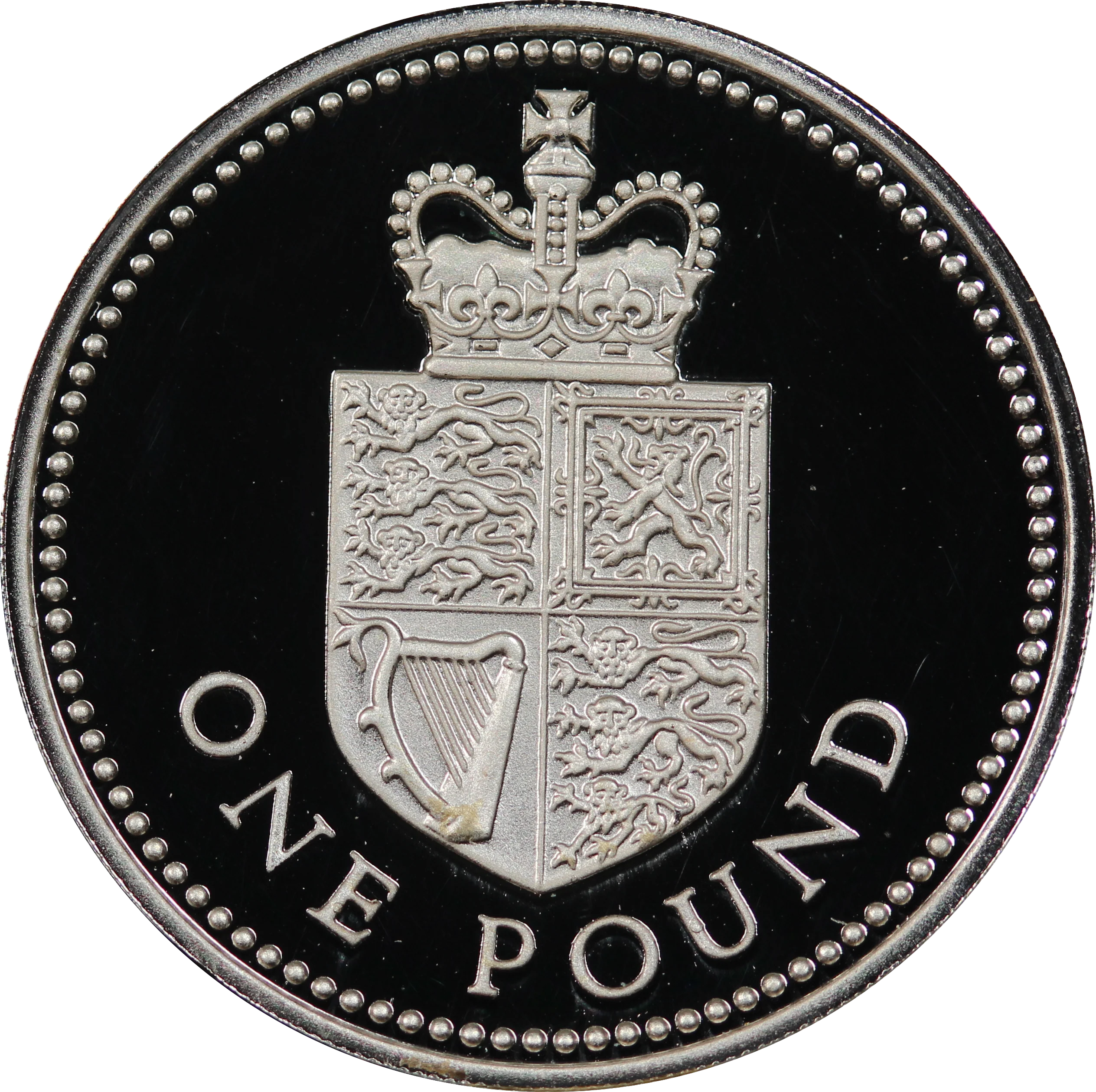 GB 1988 One Pound Piedfort Silver Coin