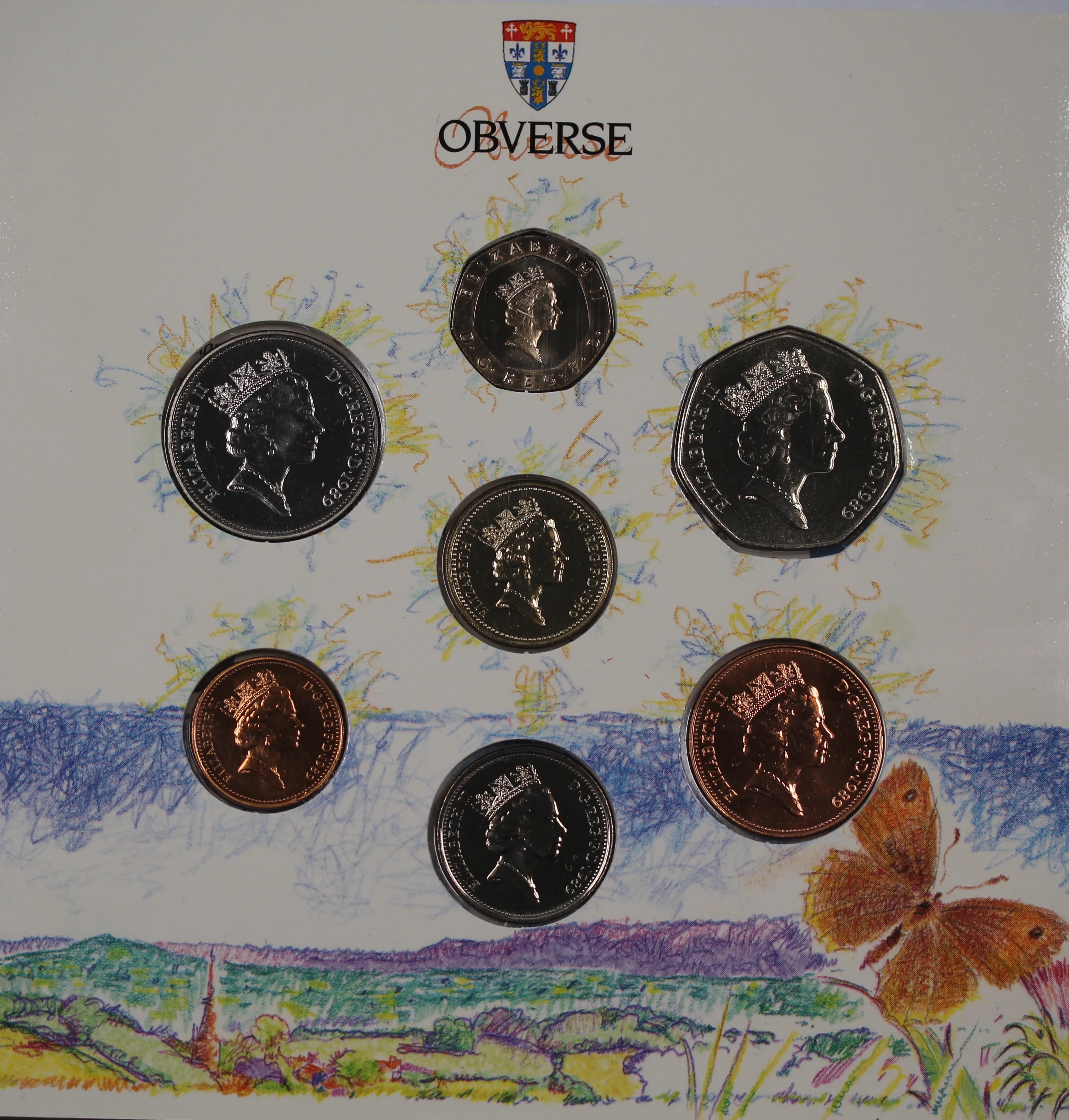 GB 1989 Brilliant Uncirculated Coin Set - Image 3