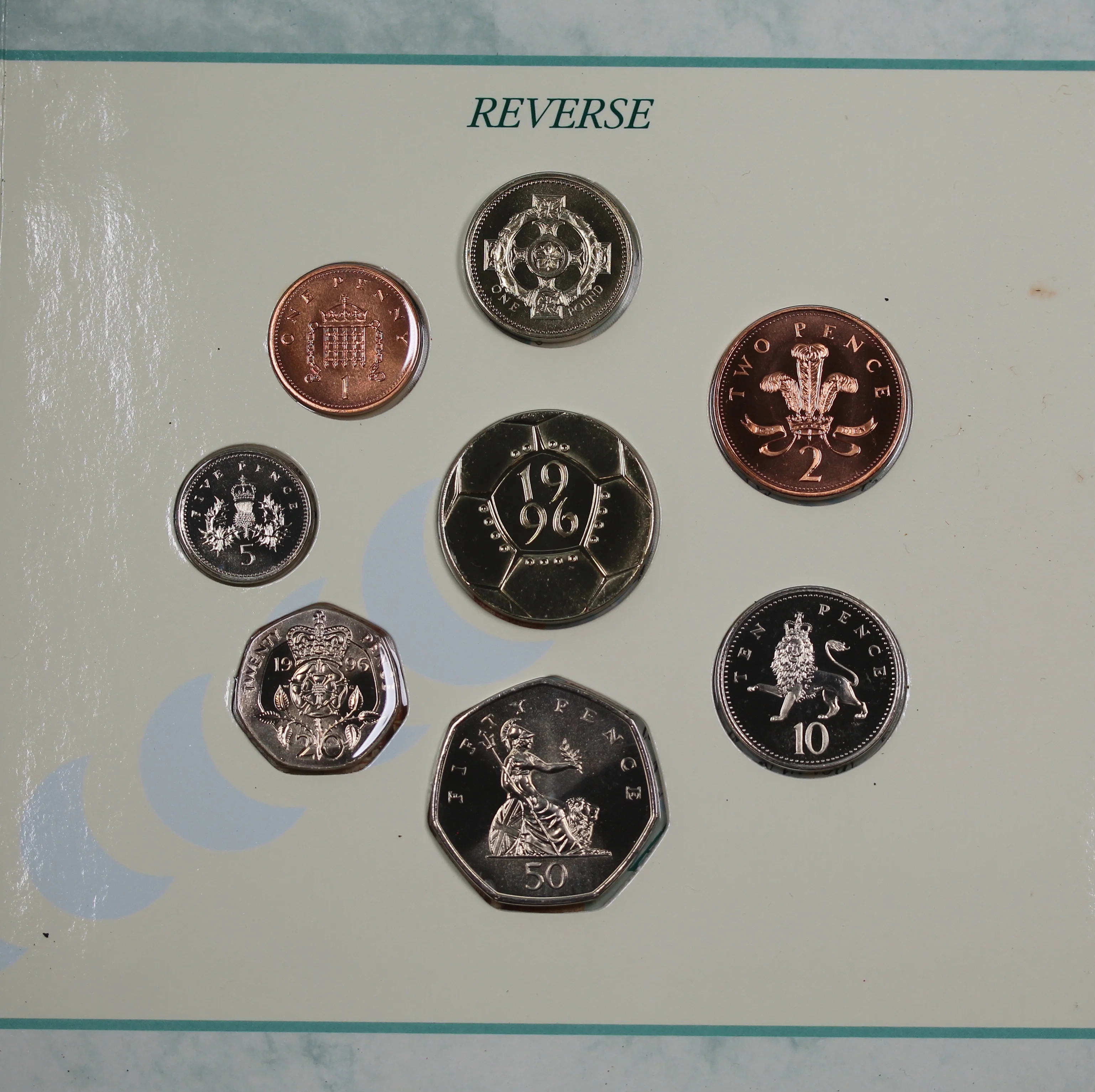 GB 1996 Brilliant Uncirculated Coin Set - Image 2