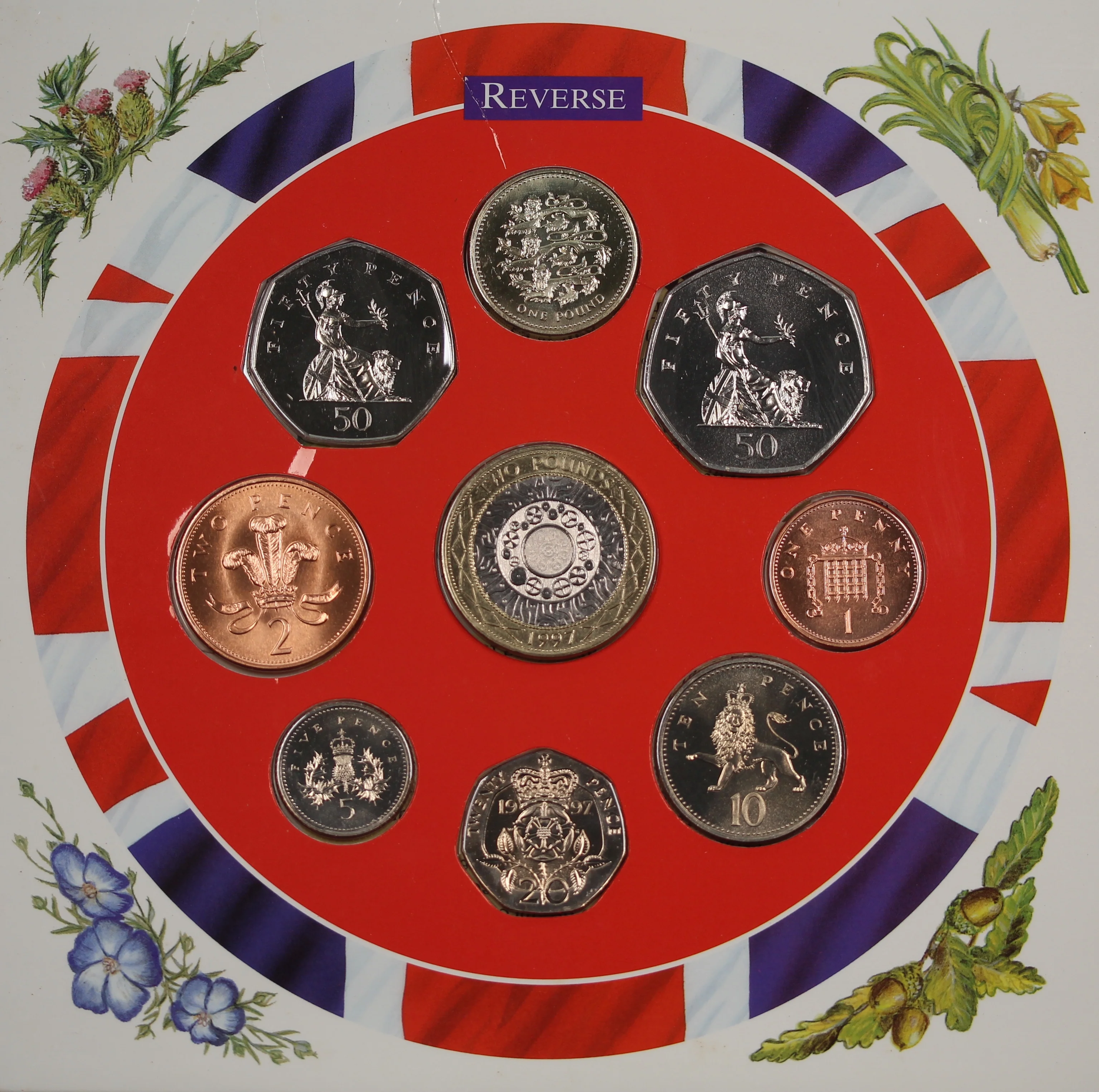 GB 1997 Brilliant Uncirculated Coin Set - Image 2
