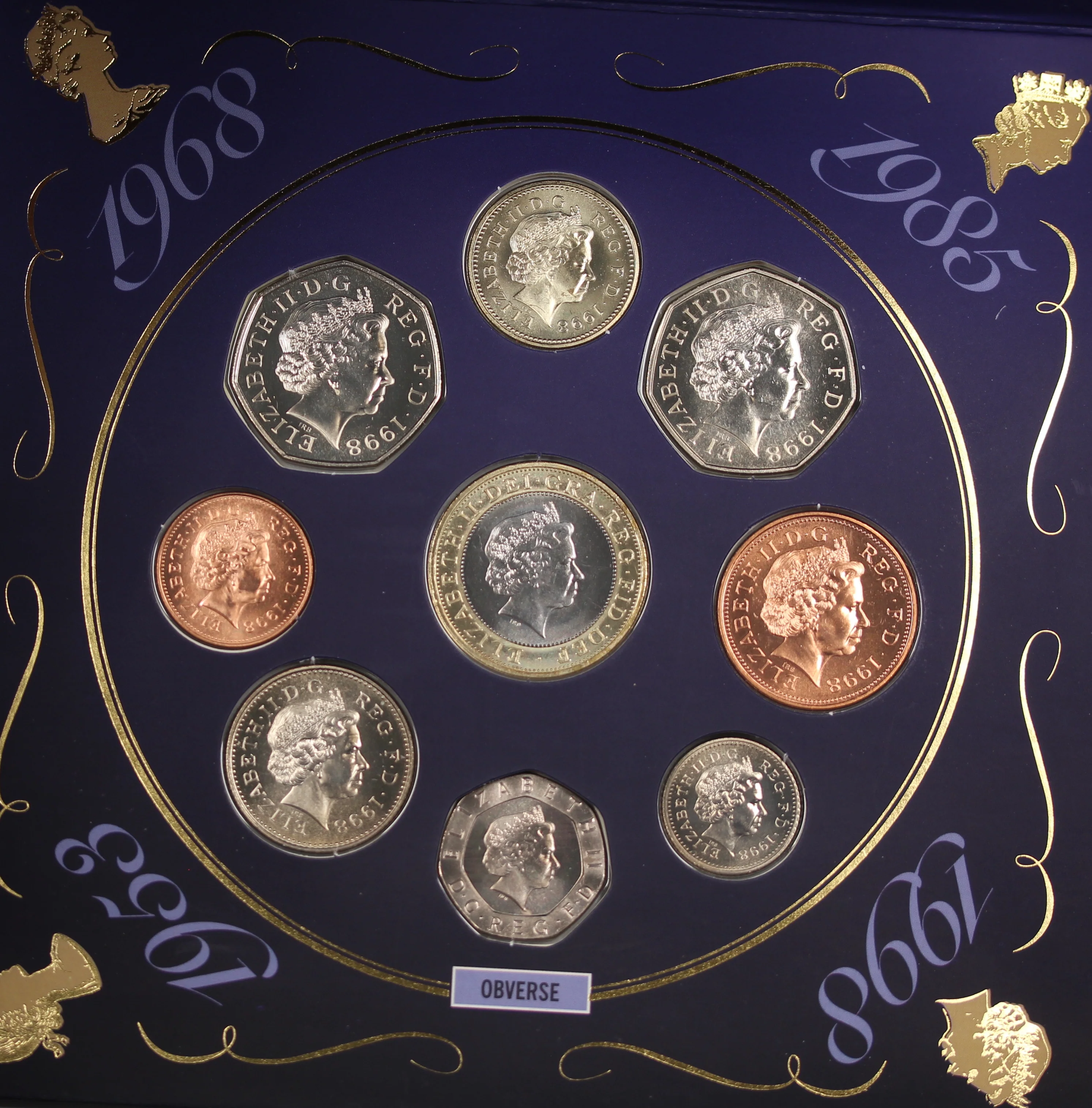GB 1998 Brilliant Uncirculated Coin Set - Image 3