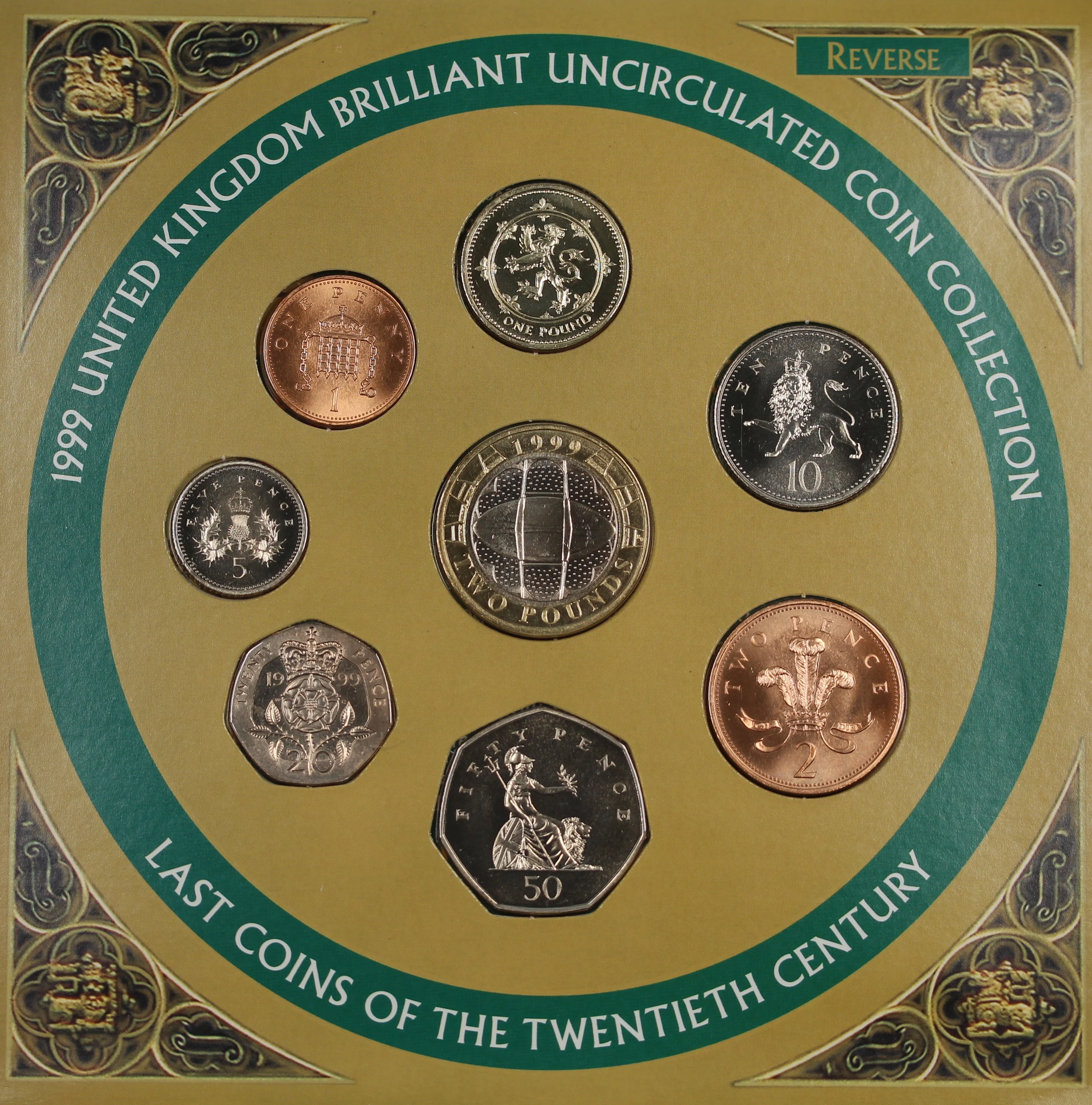 GB 1999 Brilliant Uncirculated Coin Set - Image 2
