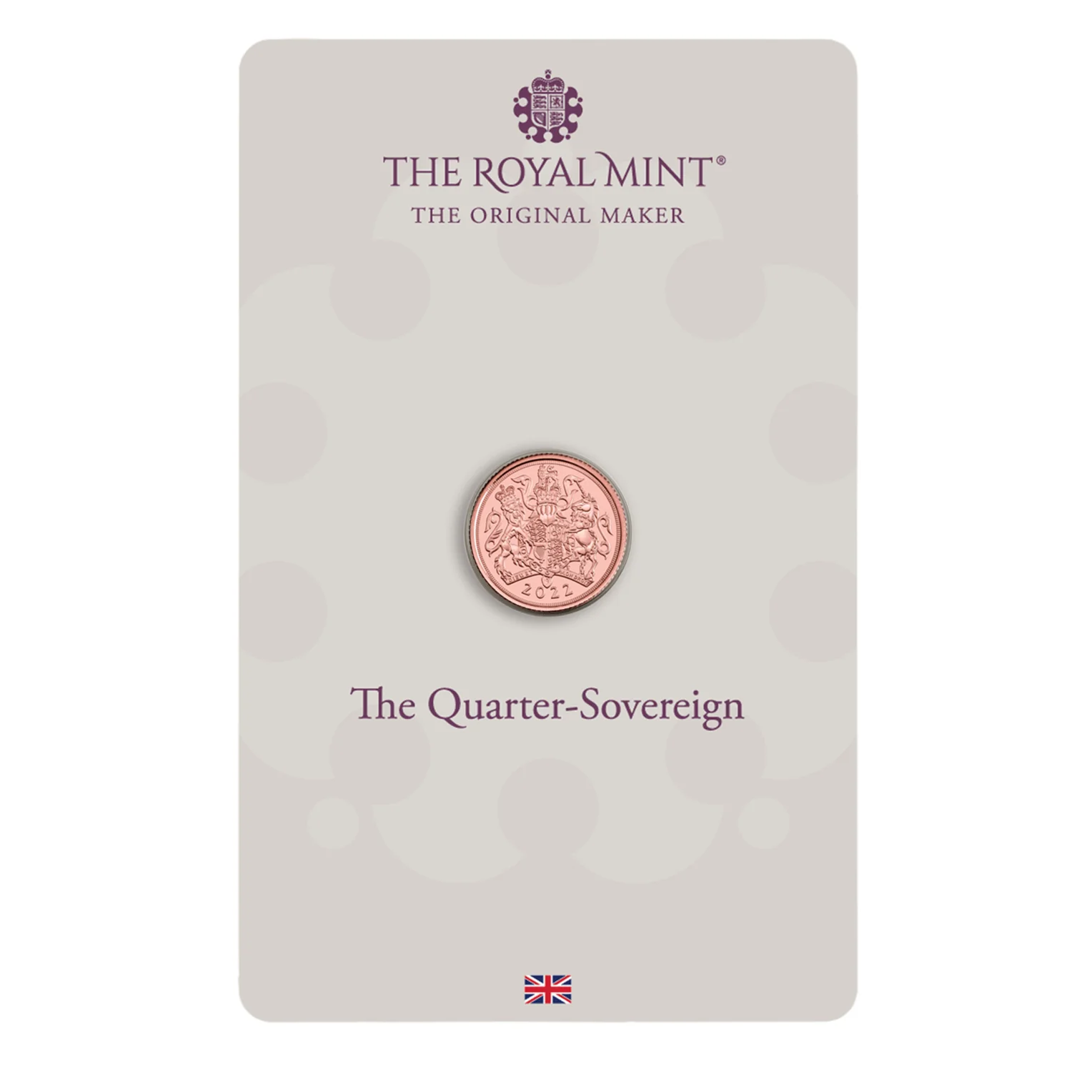 GB 2022 Gold Quarter Sovereign Coin