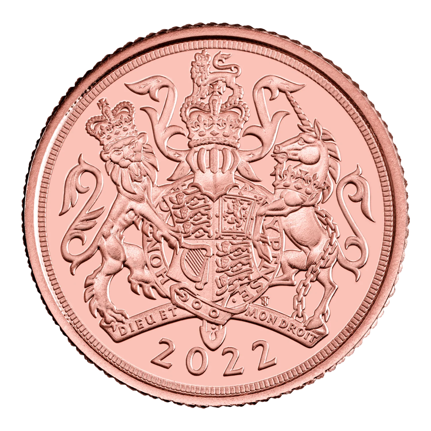GB 2022 Gold Quarter Sovereign Coin - Image 3
