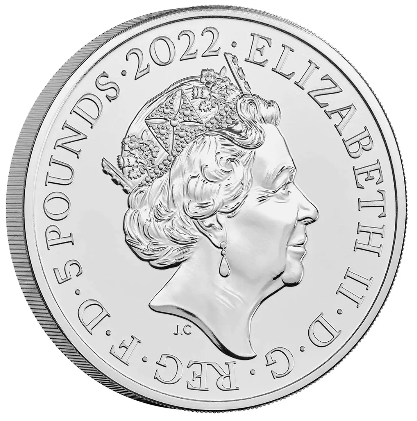 GB 2022 The Rolling Stones 5 Pound Brilliant Uncirculated Coin - Image 3
