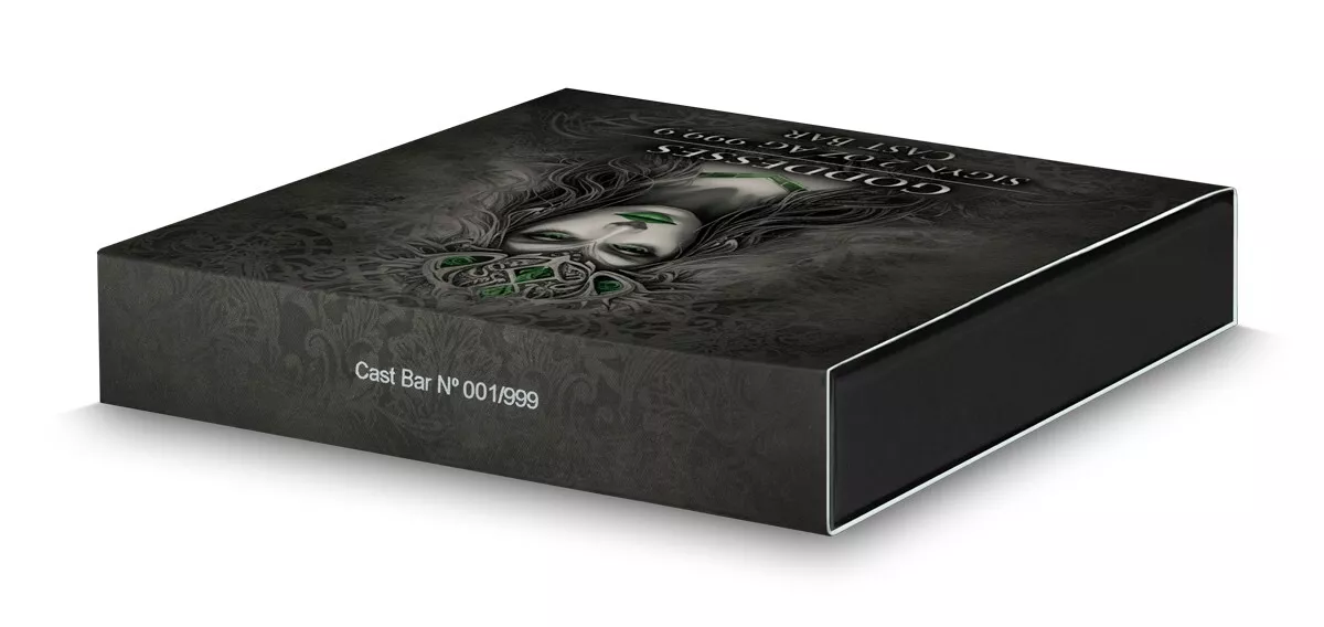 Germania Mint Goddesses: Sigyn 2 oz Ag 999.9 Cast Bar - Image 3