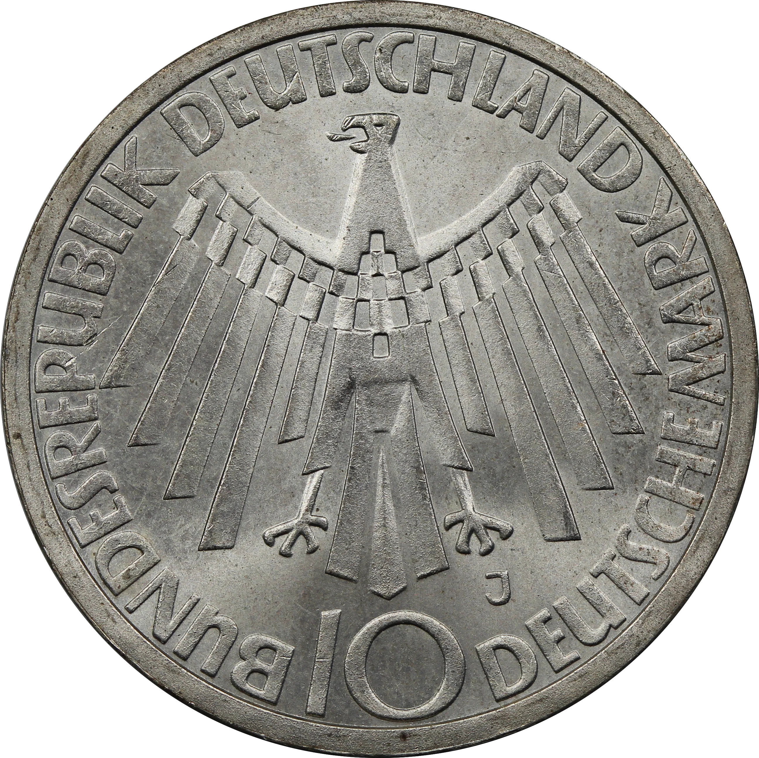 Germany 1972J 10 Mark Munich Olympics UNC