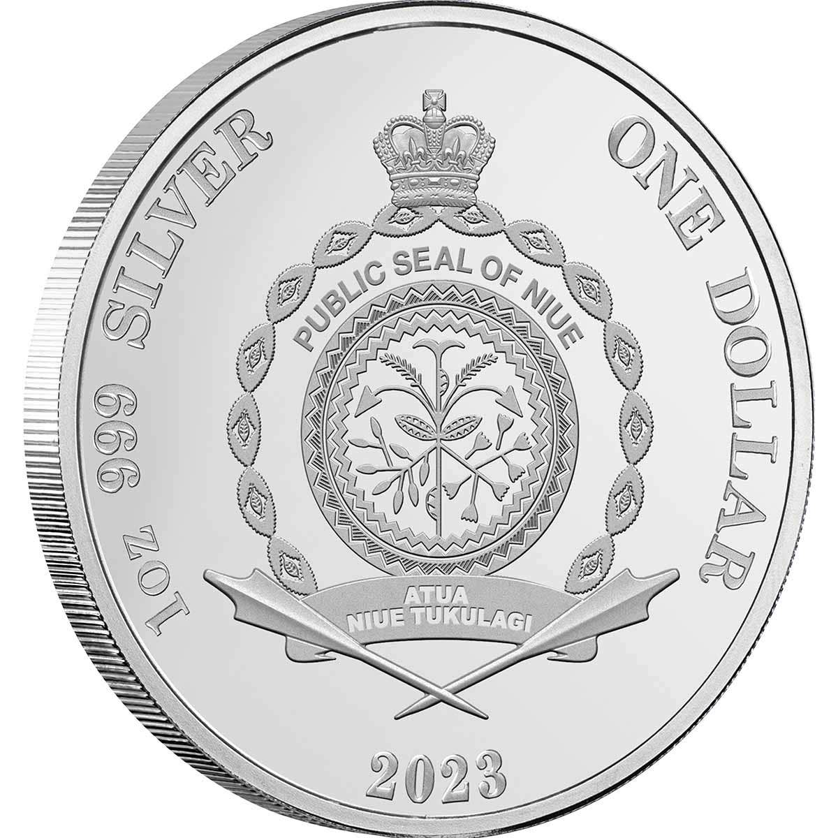 Great Australian Desert 2023 $1 Rose Gold-plated 1oz Silver Proof Coin - Image 2