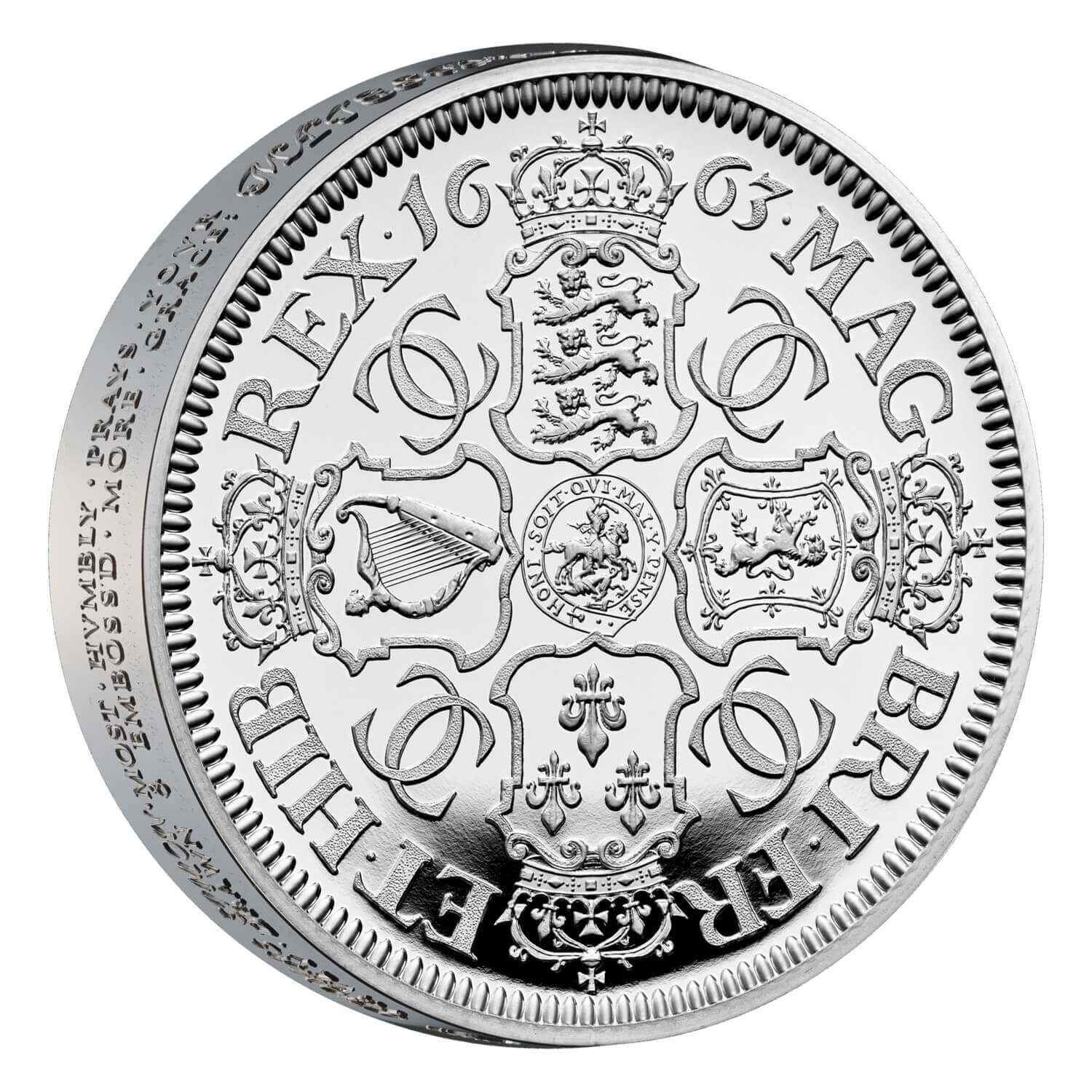 Great Engravers Petition Crown 2023 UK 2oz Silver Proof Two-Coin Set - Image 6
