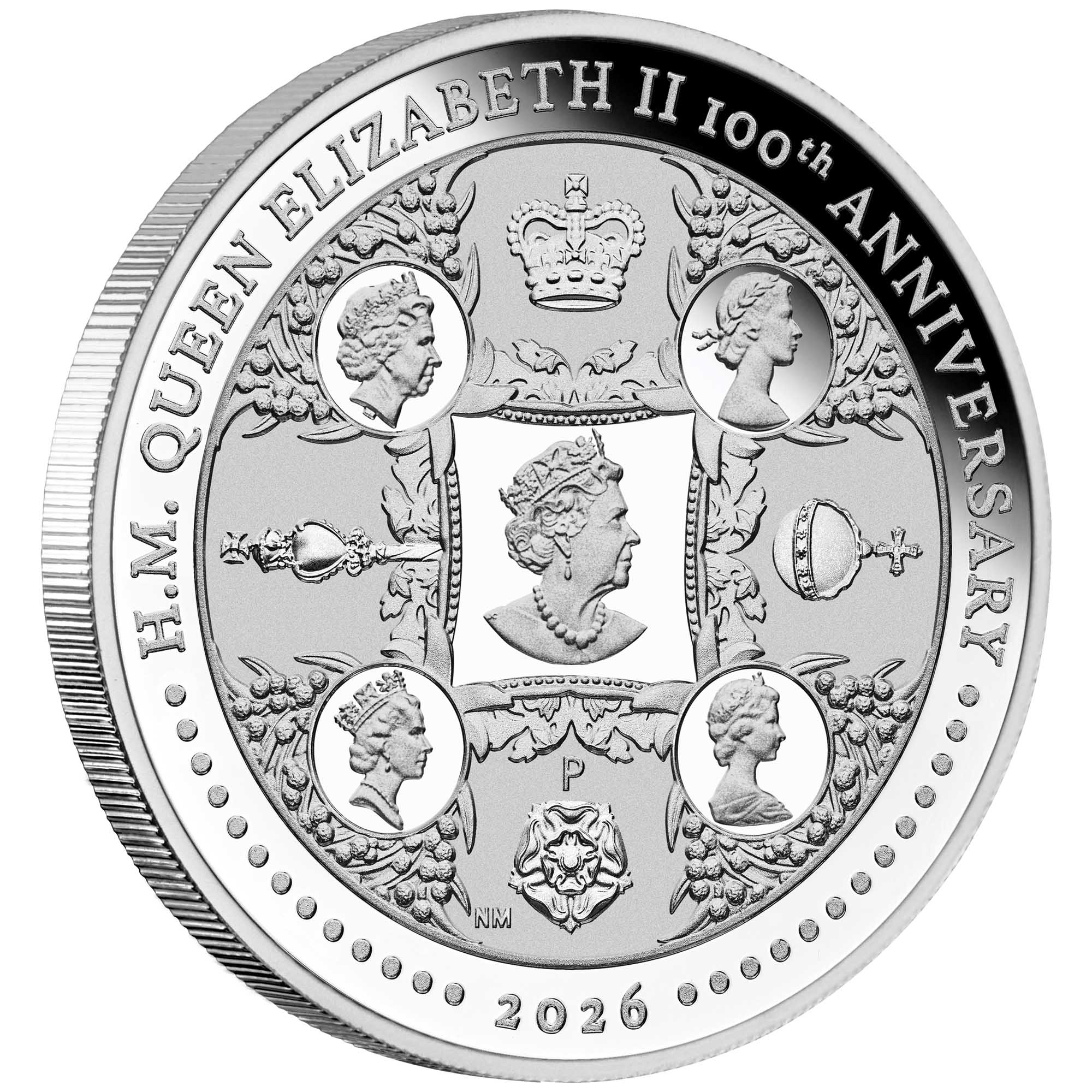 H.M. Queen Elizabeth II 100th Anniversary 2026 1oz Silver Proof Coin