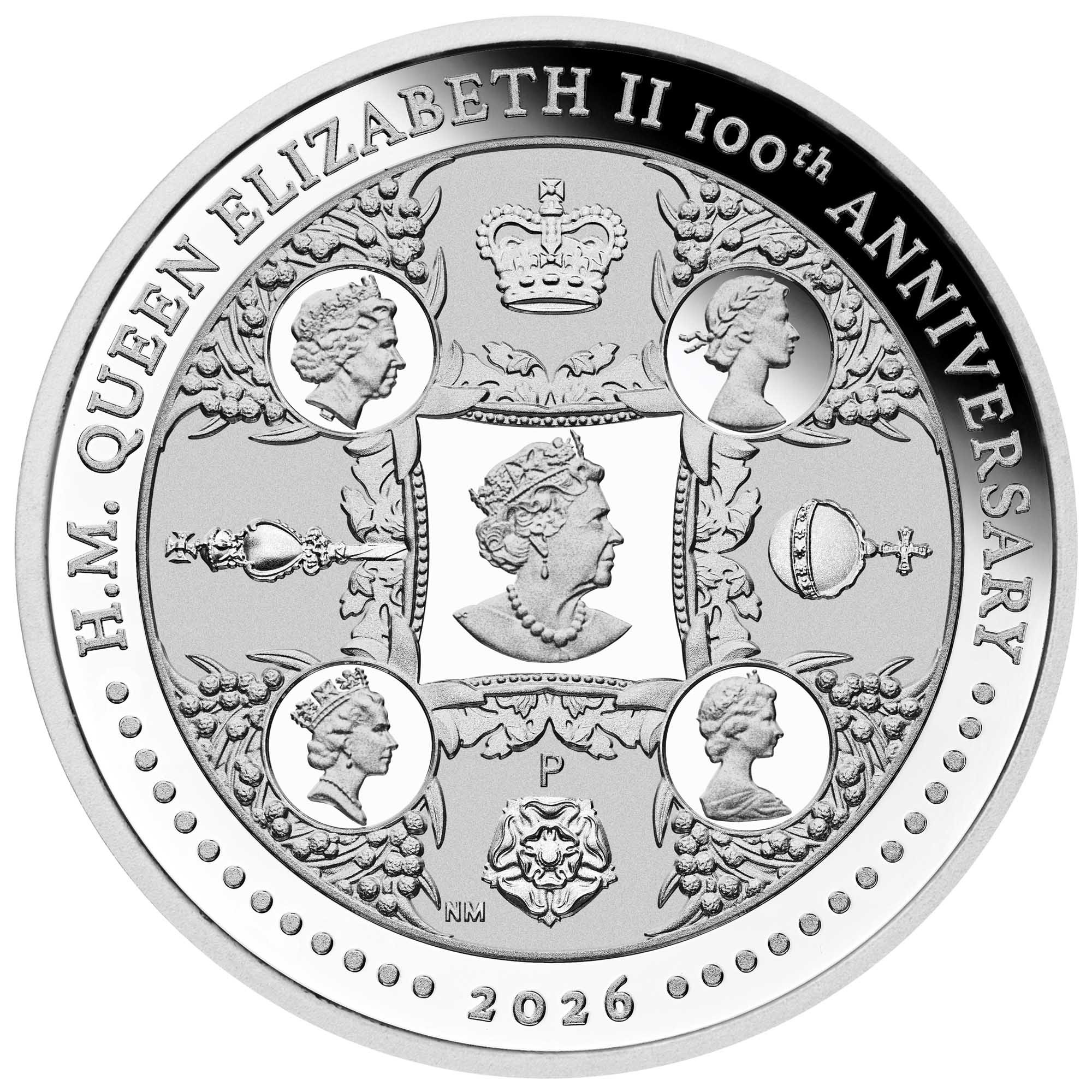 H.M. Queen Elizabeth II 100th Anniversary 2026 1oz Silver Proof Coin - Image 2