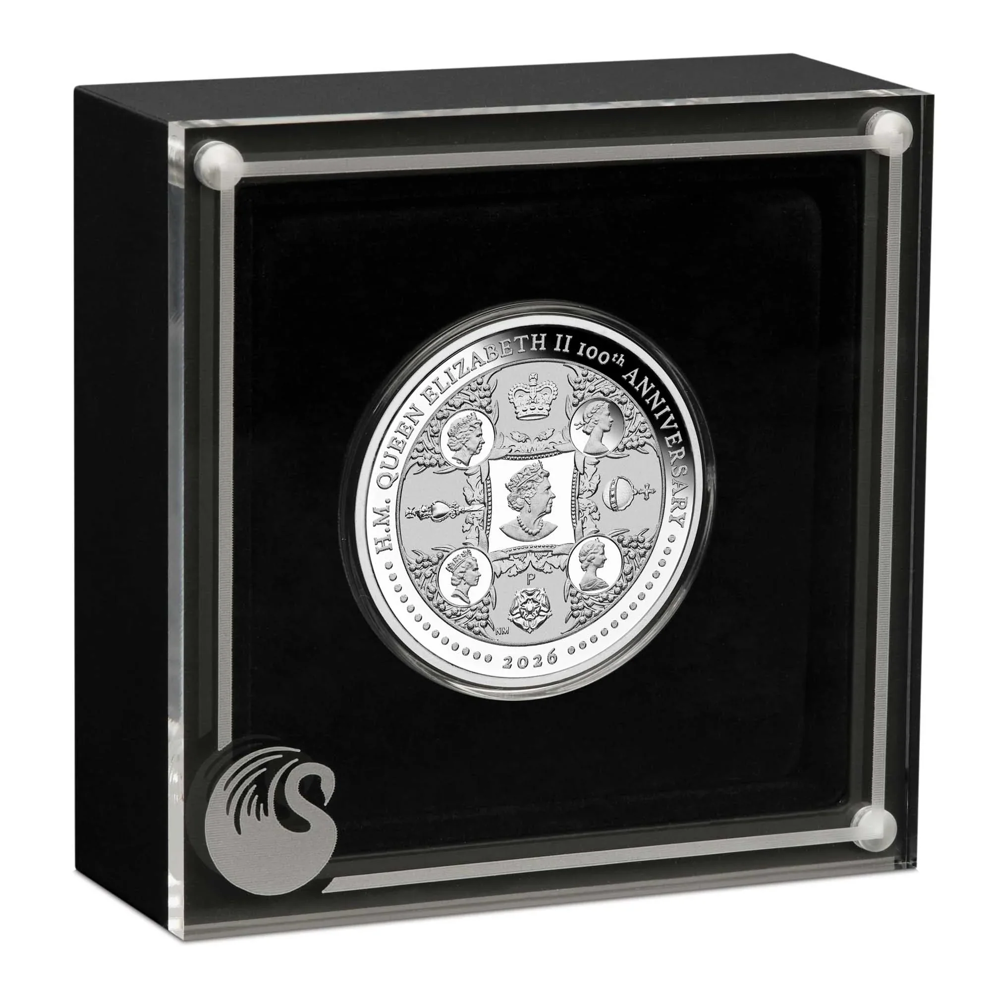 H.M. Queen Elizabeth II 100th Anniversary 2026 1oz Silver Proof Coin - Image 4