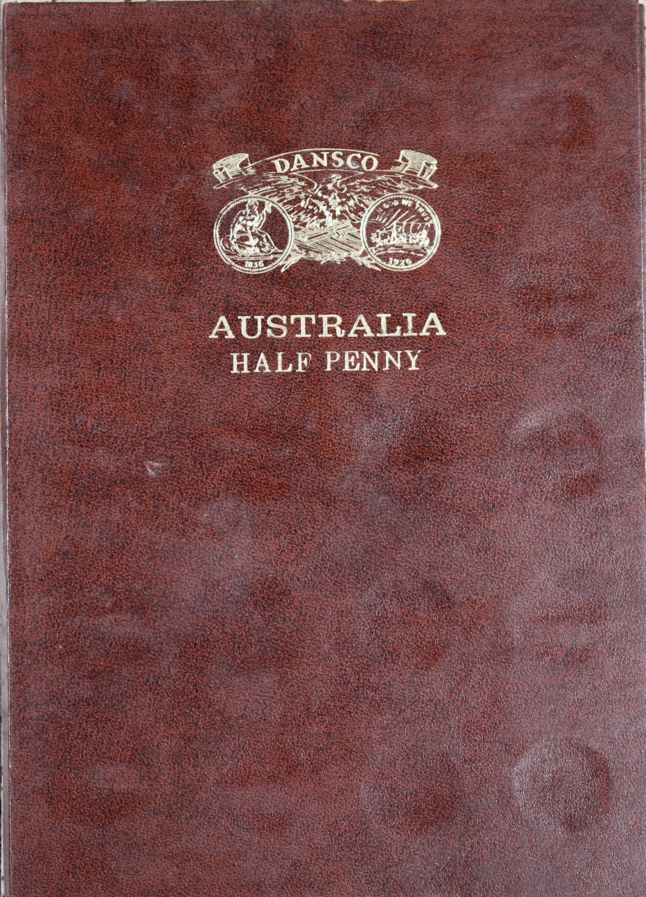 Halfpenny Collection in Dansco Album (Missing 1923)