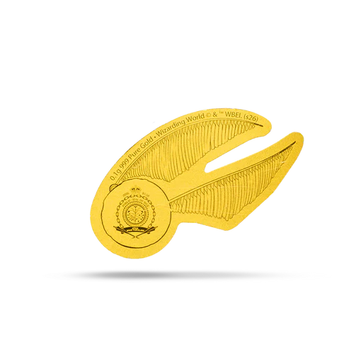 HARRY POTTER™ - The Golden Snitch 0.1g Gold Collectible Coin - Image 3