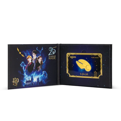 HARRY POTTER™ - The Golden Snitch 0.1g Gold Collectible Coin - Image 4