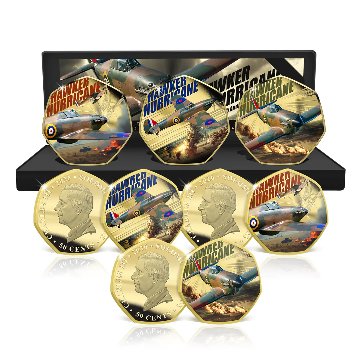 Hawker Hurricane 90th Anniversary 2026 Limited Edition Gold Plated Box Set - Image 3