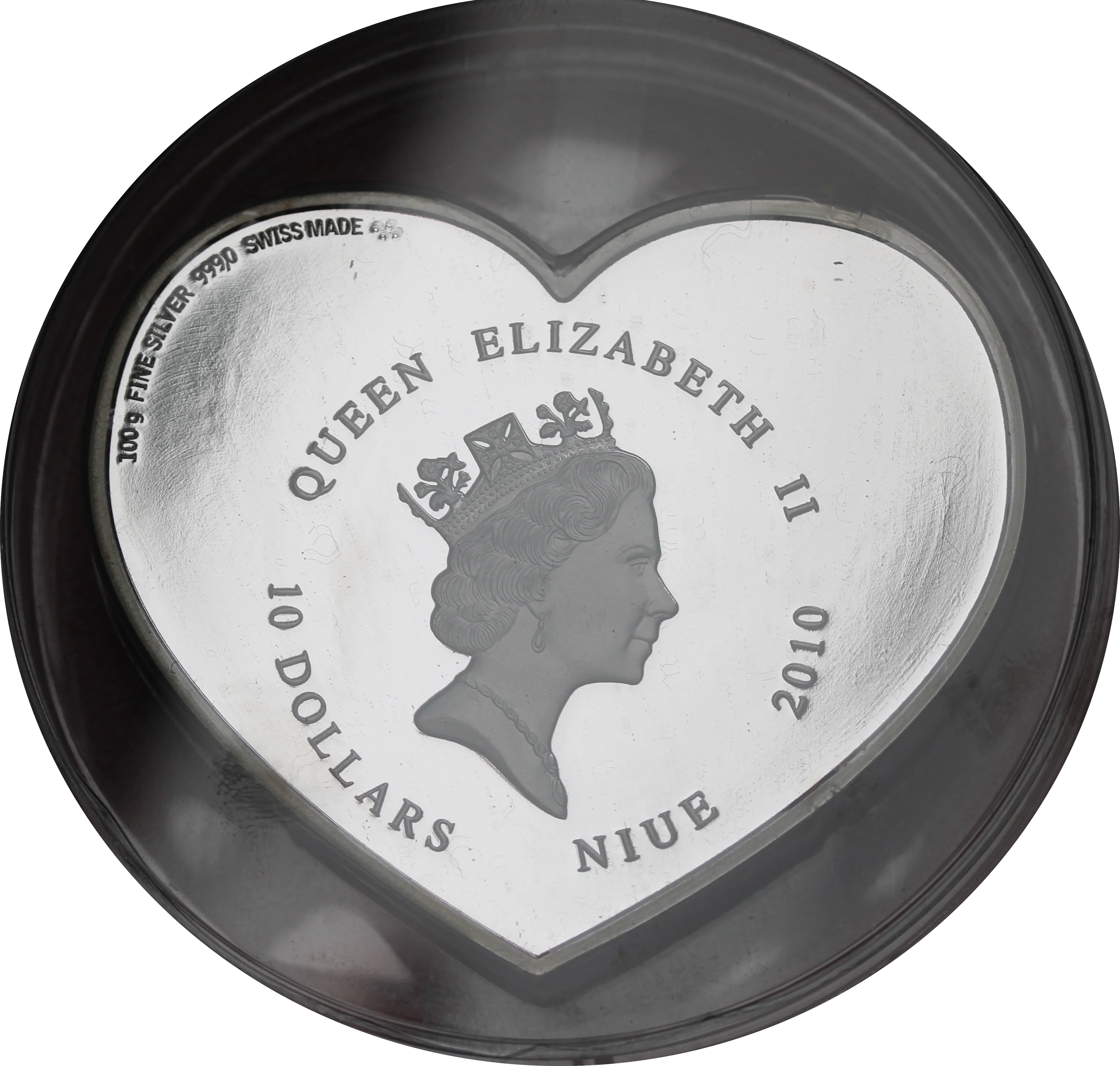2010 Hello Kitty $10 50th Anniversary 100g Silver Proof - Image 2