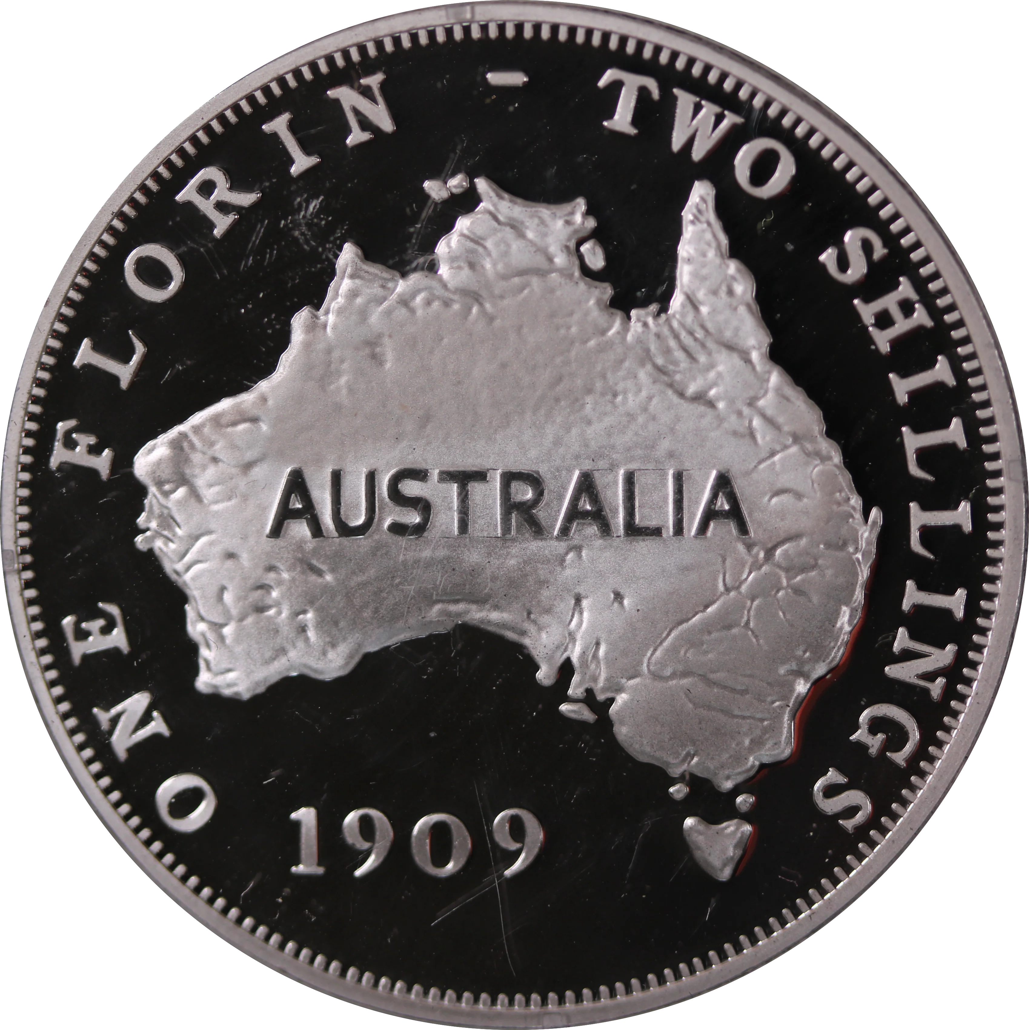 History of Australian Coinage 1909 Australia Pattern Florin