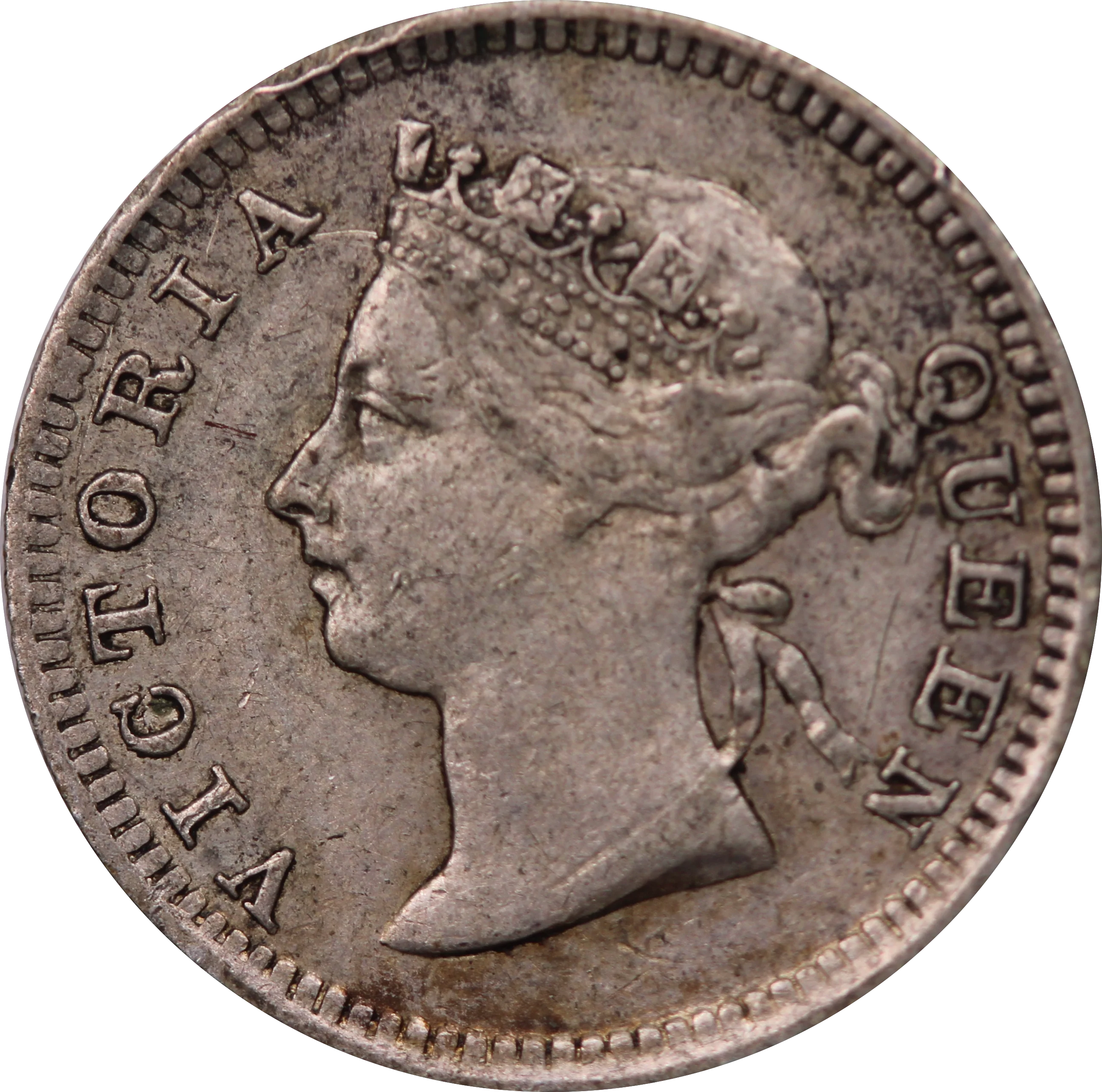 Hong Kong 1901 5 Cents VF - Image 2