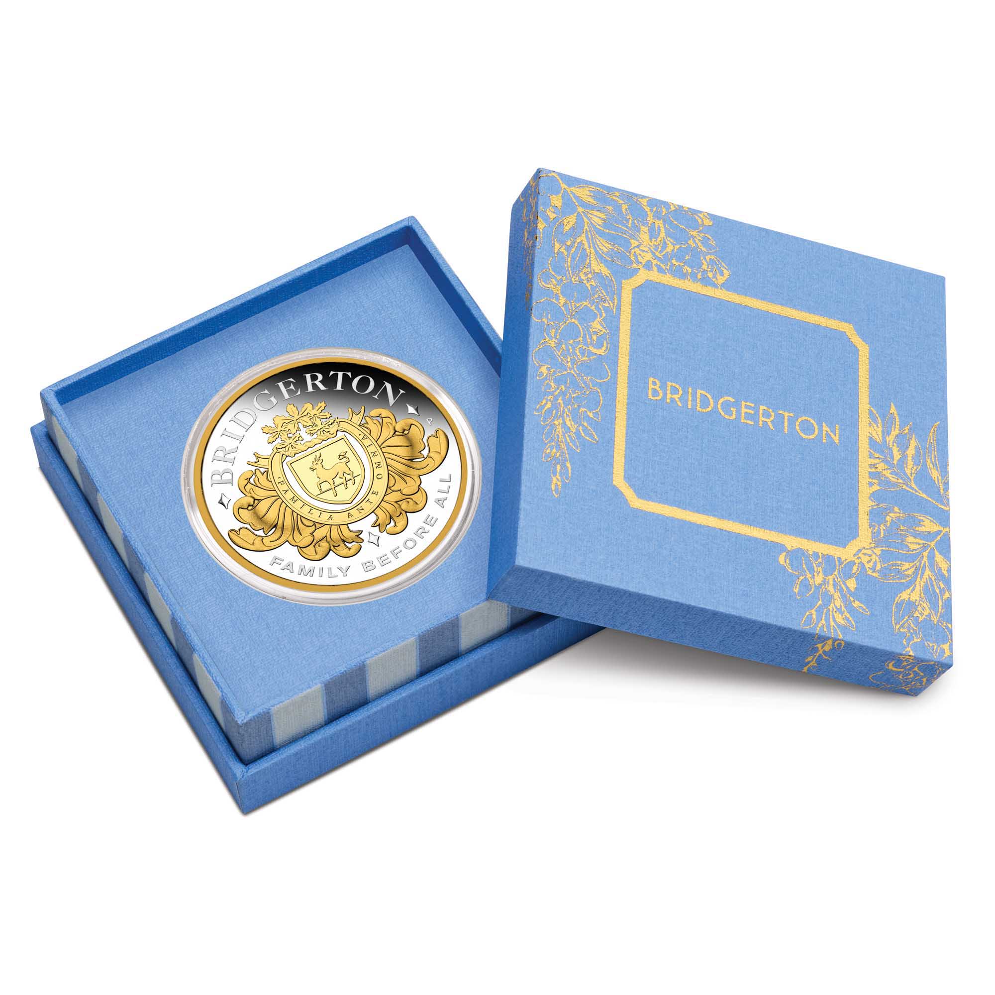 House of Bridgerton 2026 2oz Silver Proof Gilded Coin - Image 3