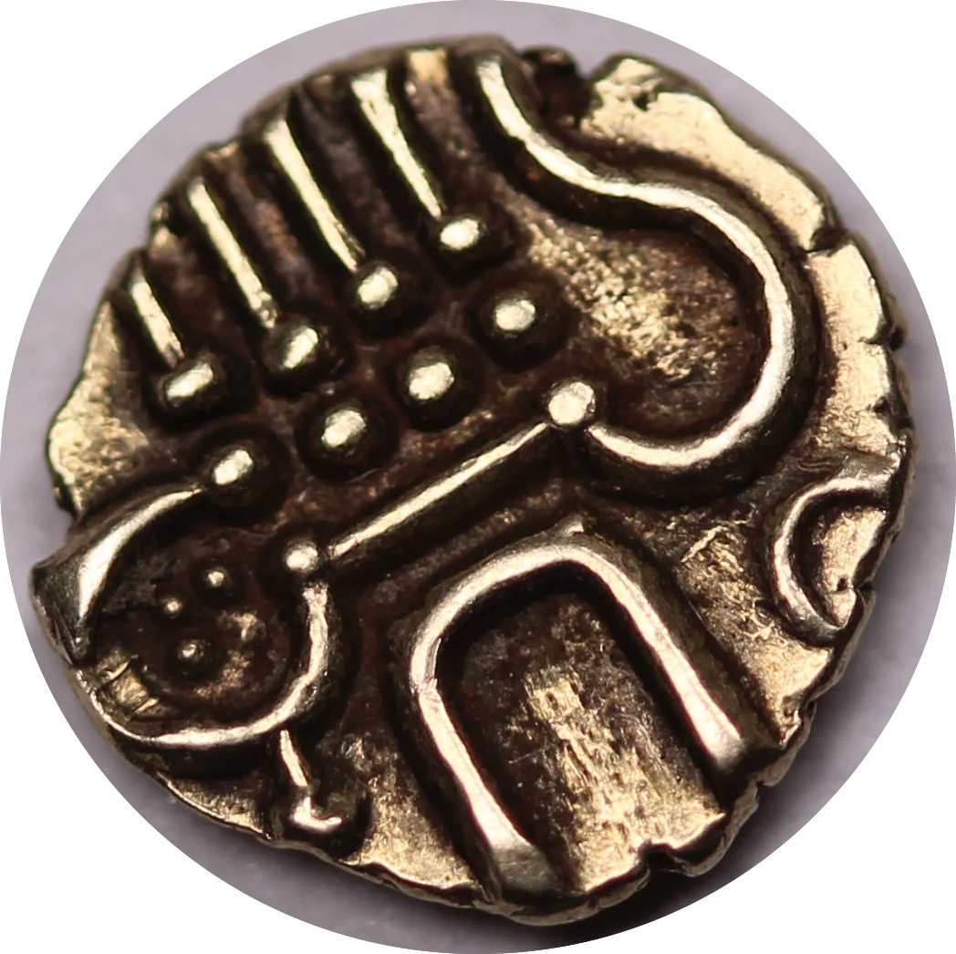 India 1795-1850 Gold Fanam - Image 2