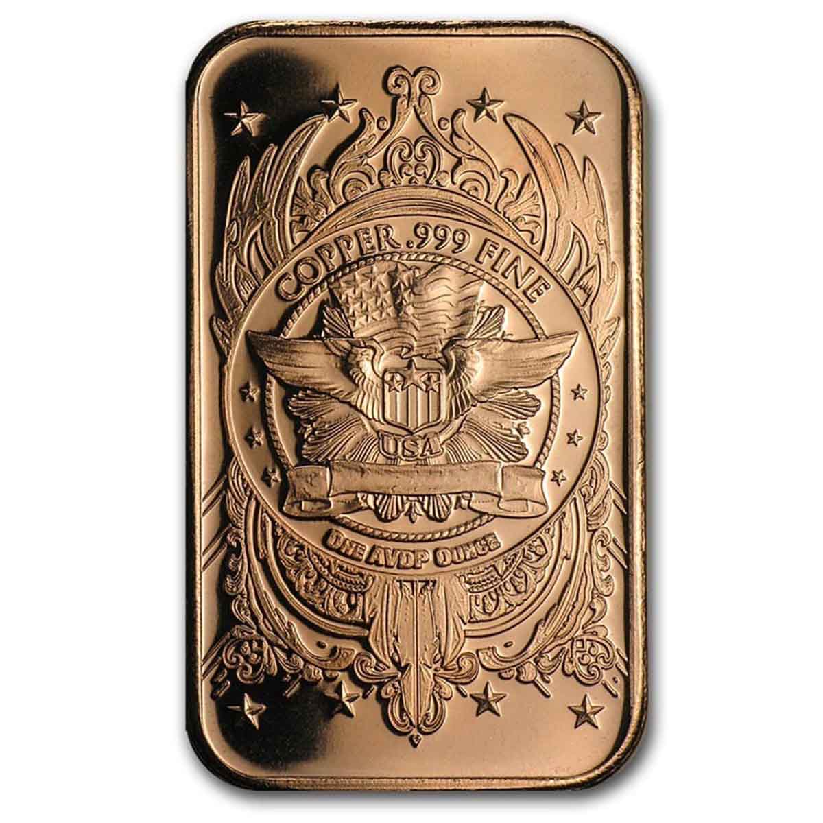 Indian Head 1oz Copper Bar - Image 2