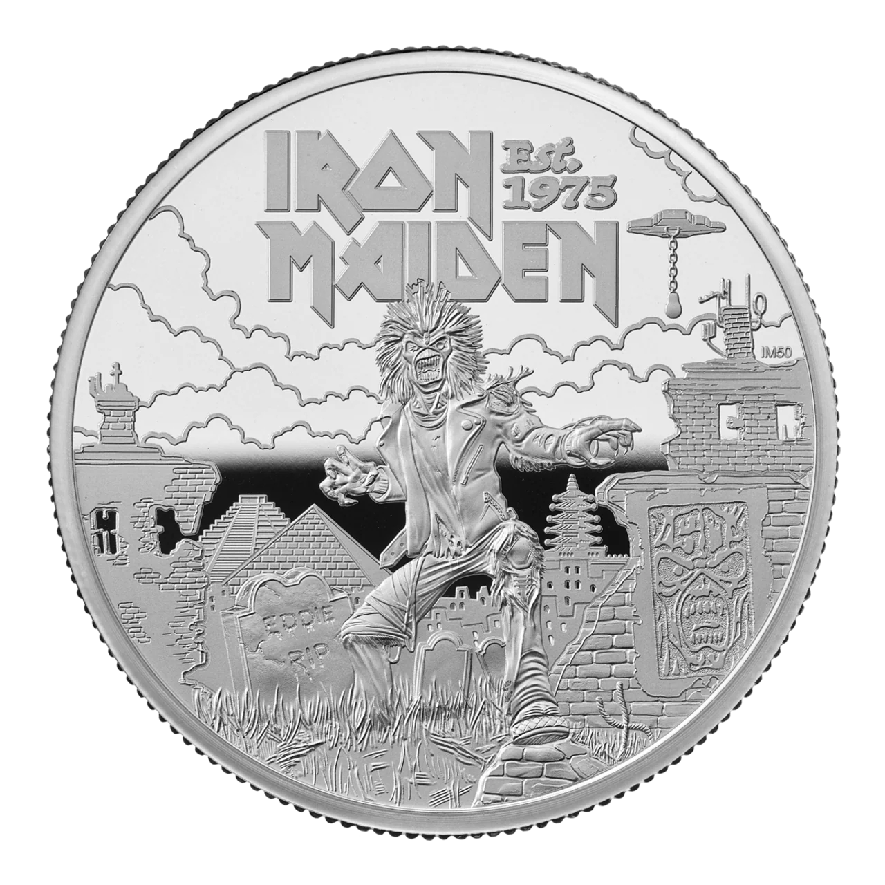 Iron Maiden 2025 2oz Silver Proof Coin