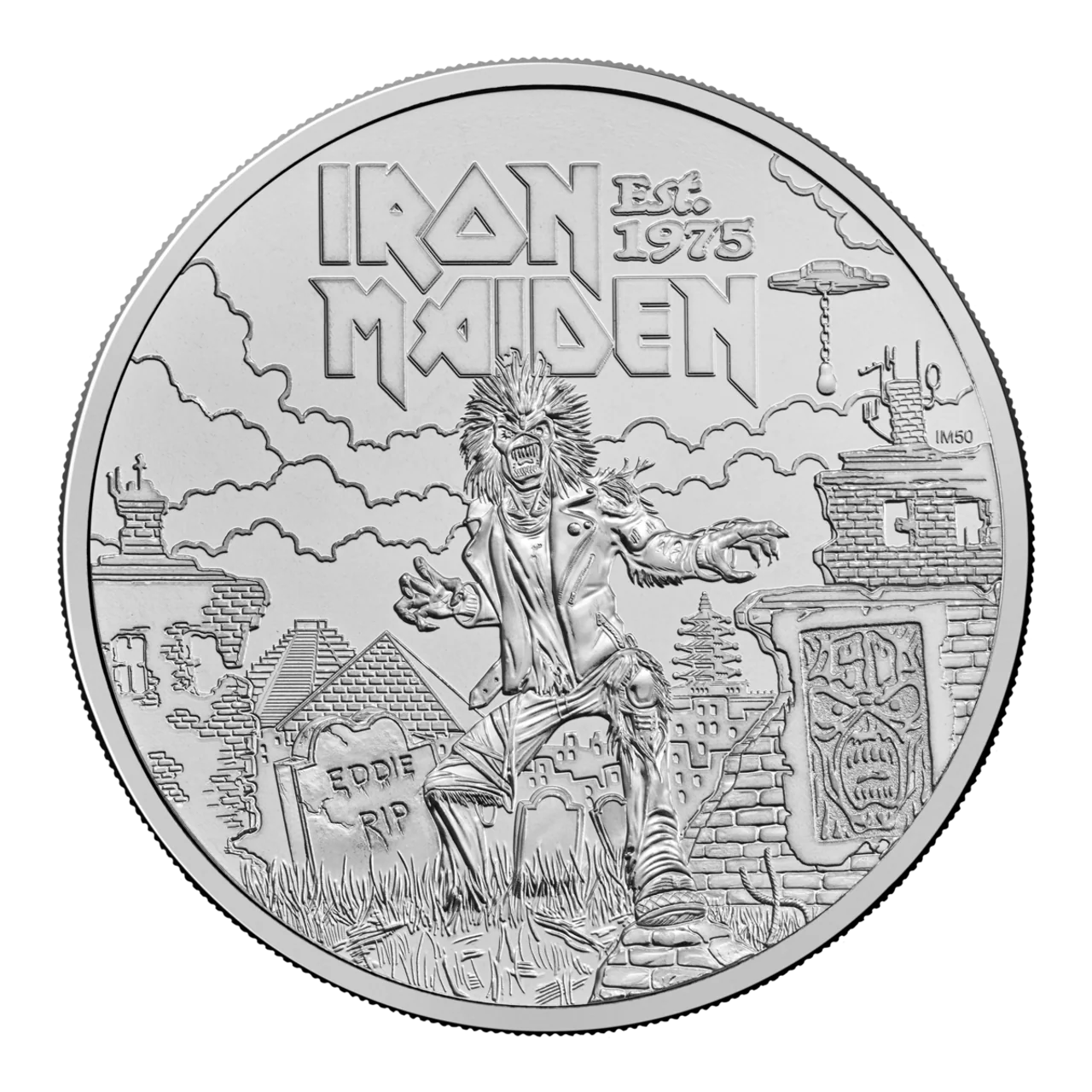 Iron Maiden 2025 Brilliant Uncirculated Coin
