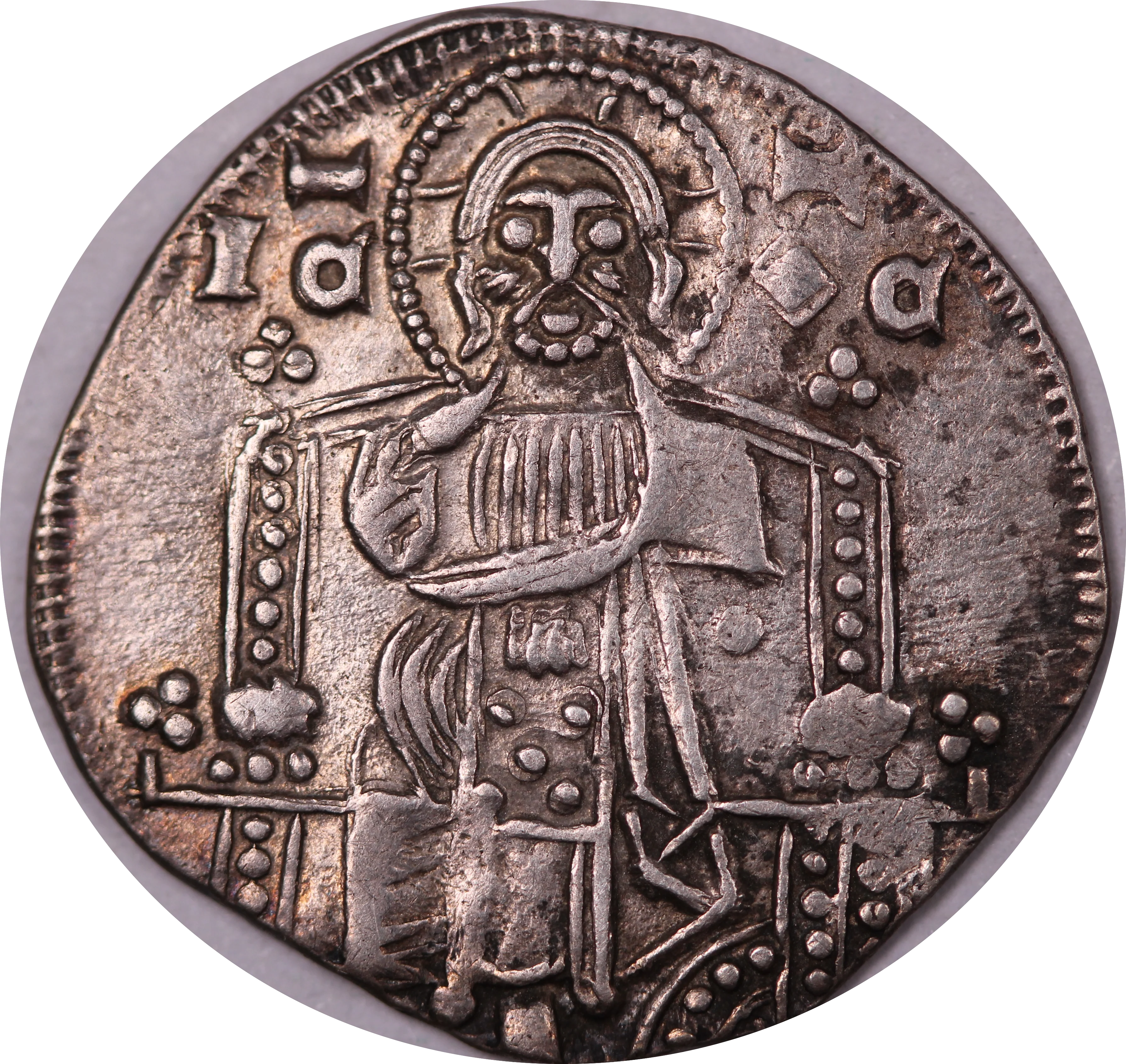 Italian States (Venice) 1312-1328 Silver Grosso Very Fine - Image 2