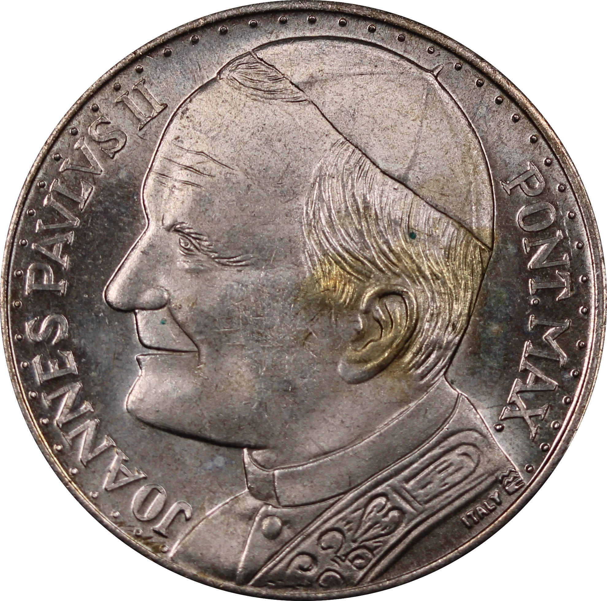 Italy Pope John Paul II Totus Tuus Medal - Image 2
